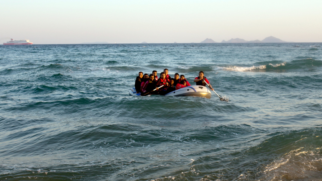 Flüchtlinge auf der griechischen Insel Kos