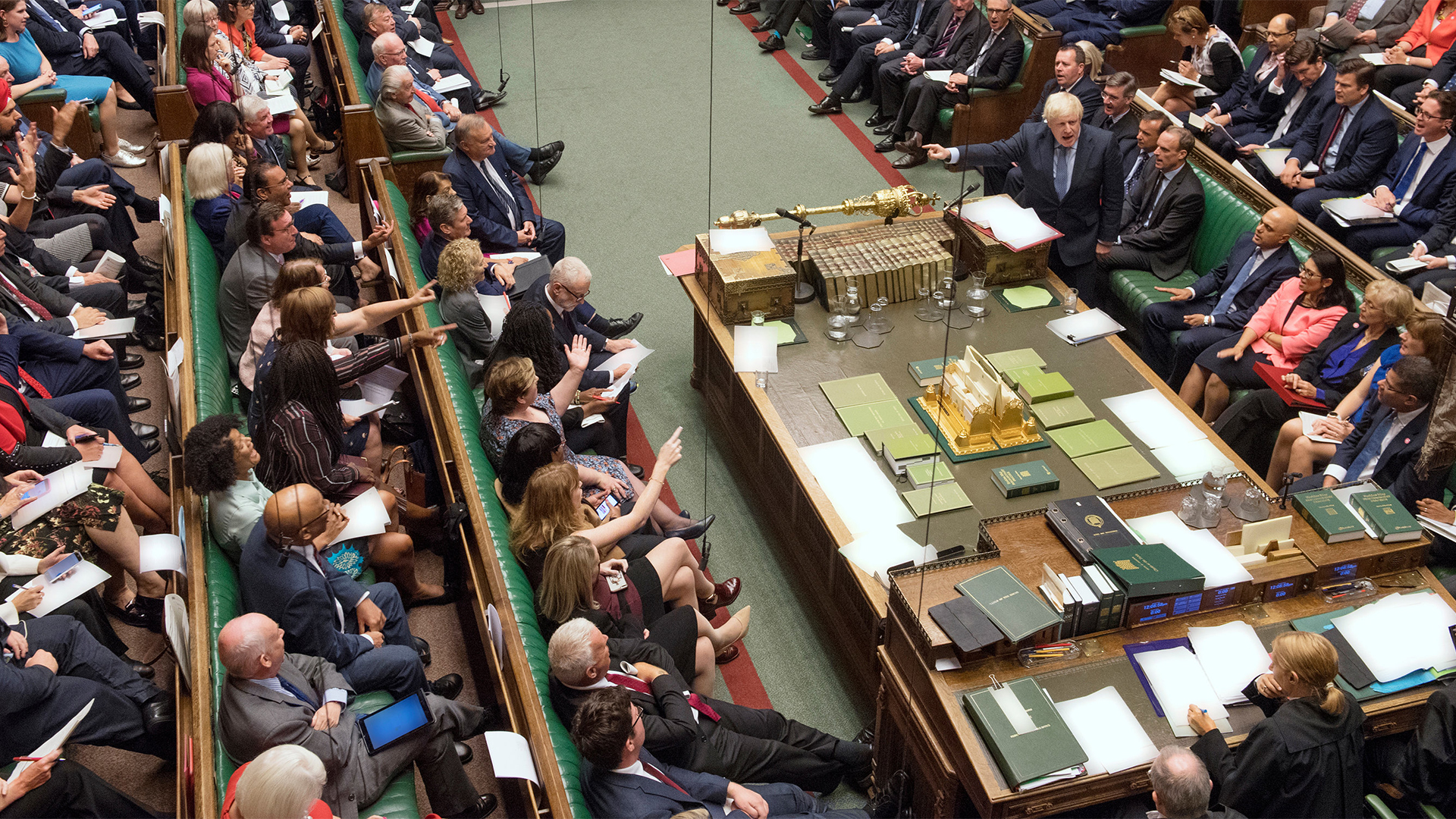 Boris Johnson im britischen Parlament | dpa