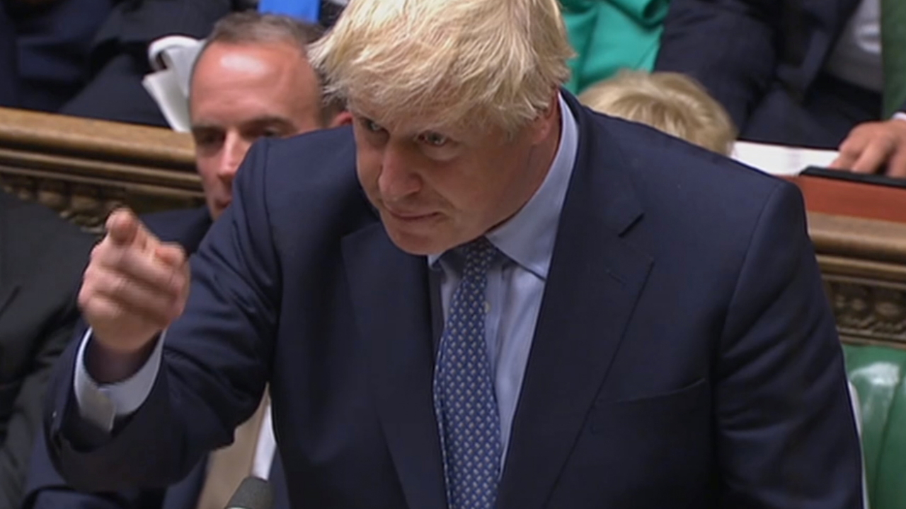 Der britische Premier Johnson spricht in der ersten Sitzung nach der Zwangspause im Parlament.
