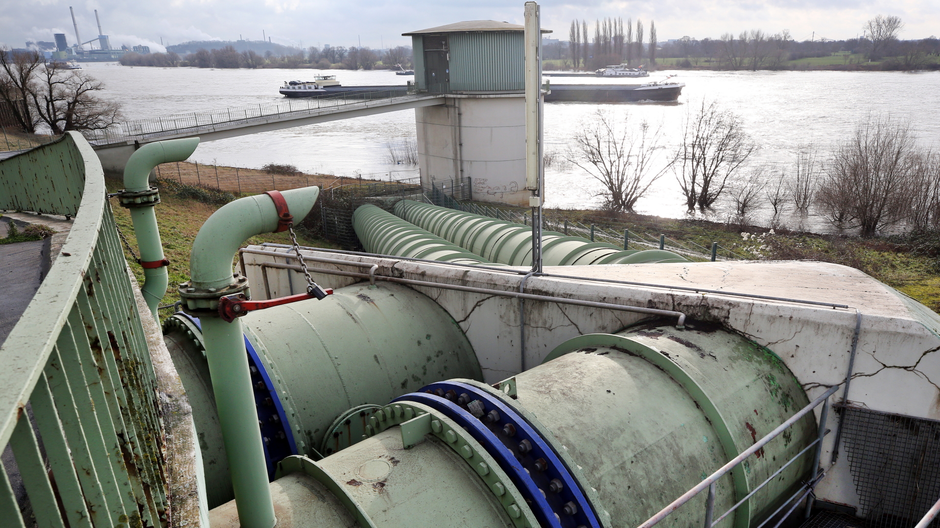 Grubenwasser wird in den Rhein geleitet