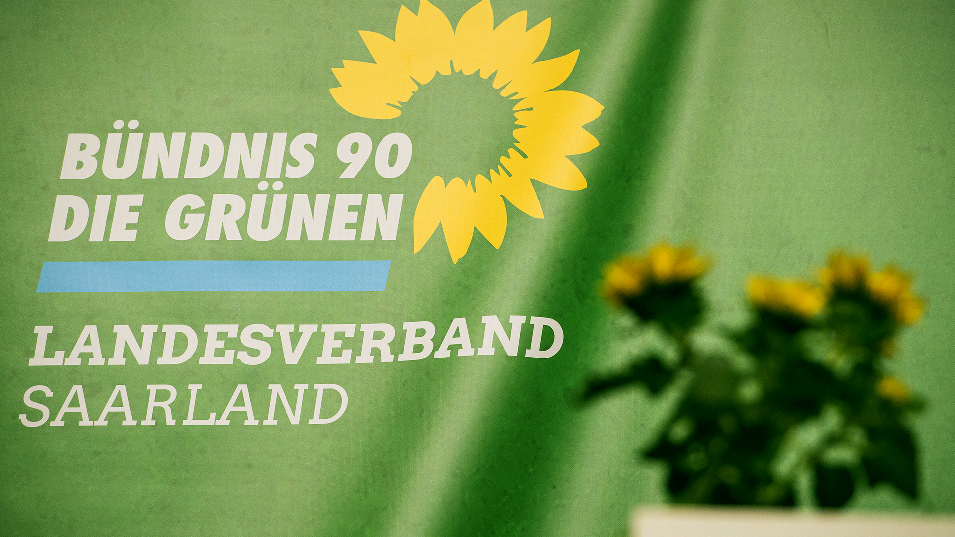 Banner der Grünen Saarland | dpa