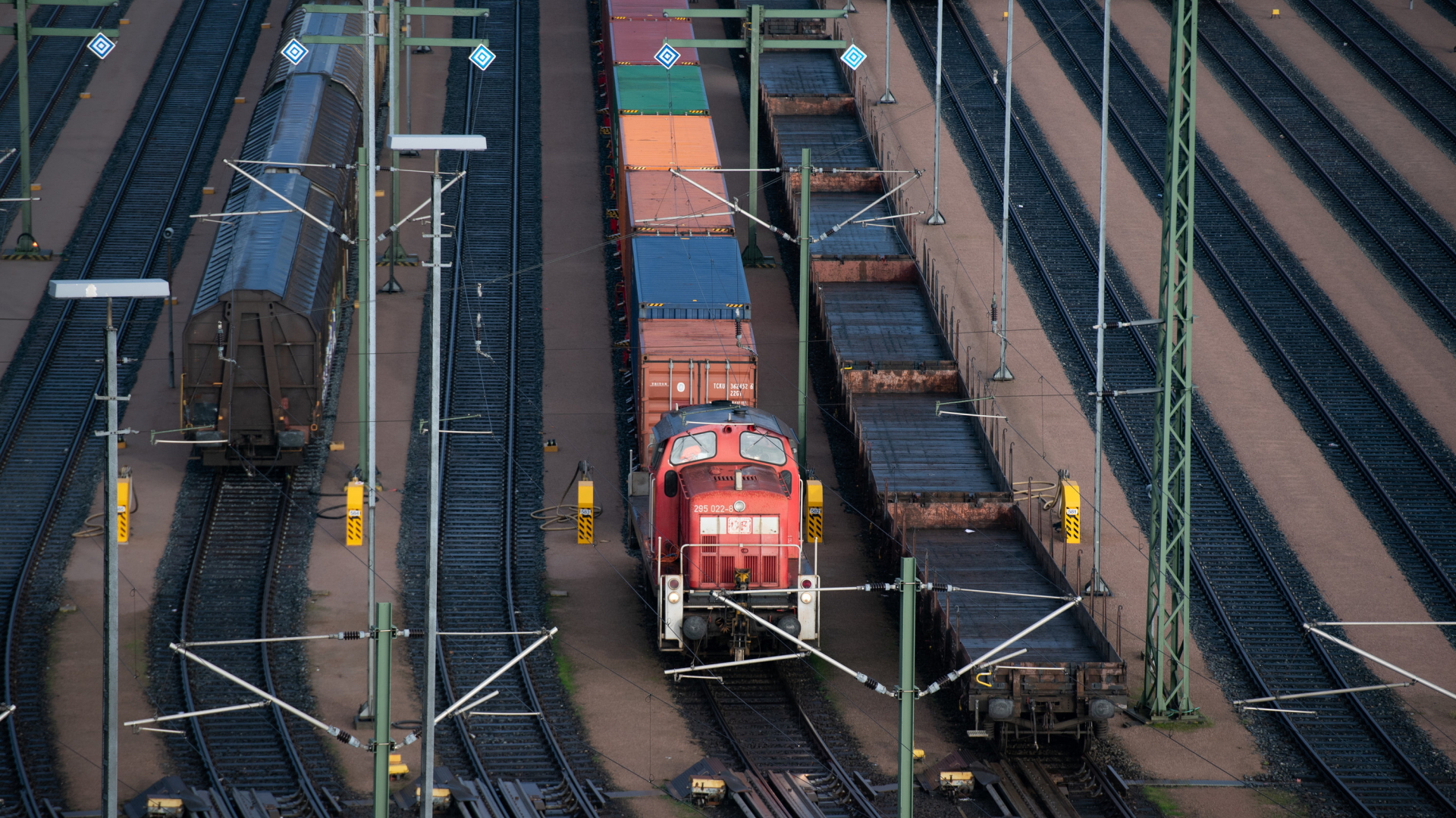 Güterzüge in Hamburg