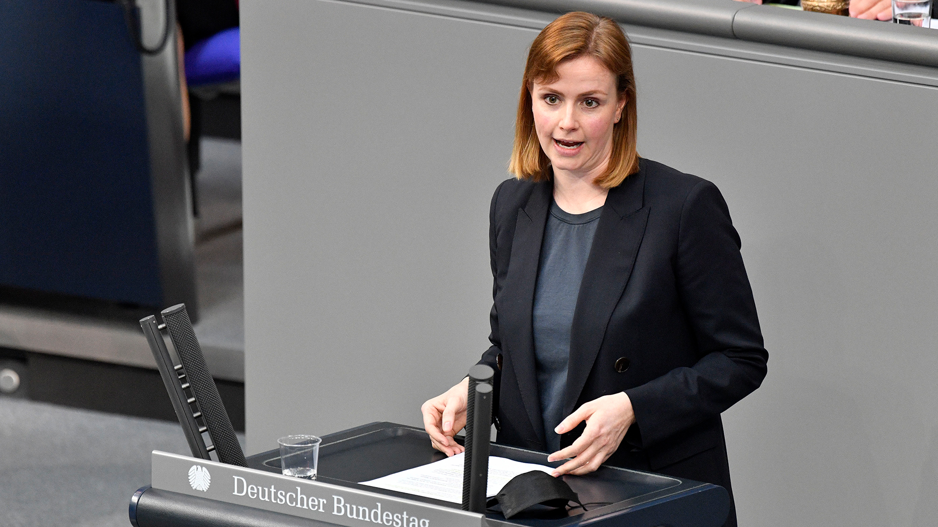 Gyde Jensen im Bundestag | picture alliance / Geisler-Fotop
