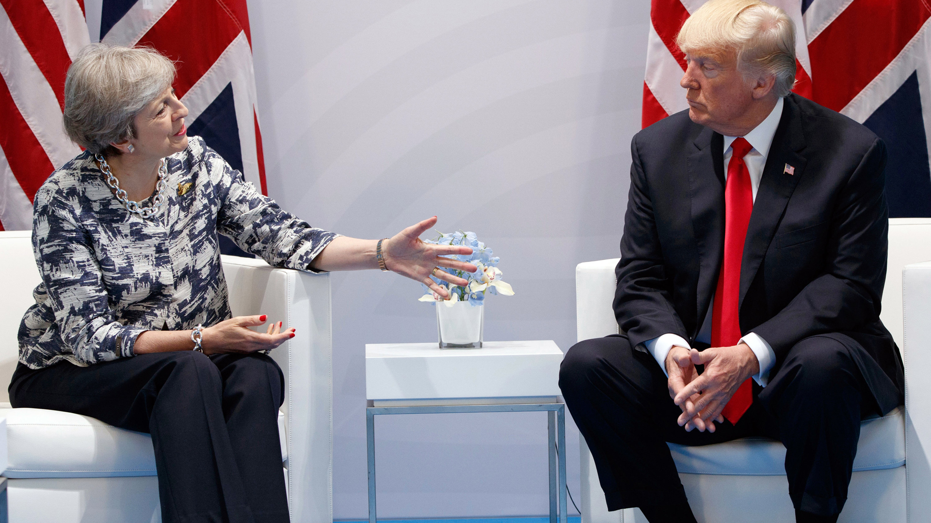 Theresa May und Donald Trump | Bildquelle: dpa