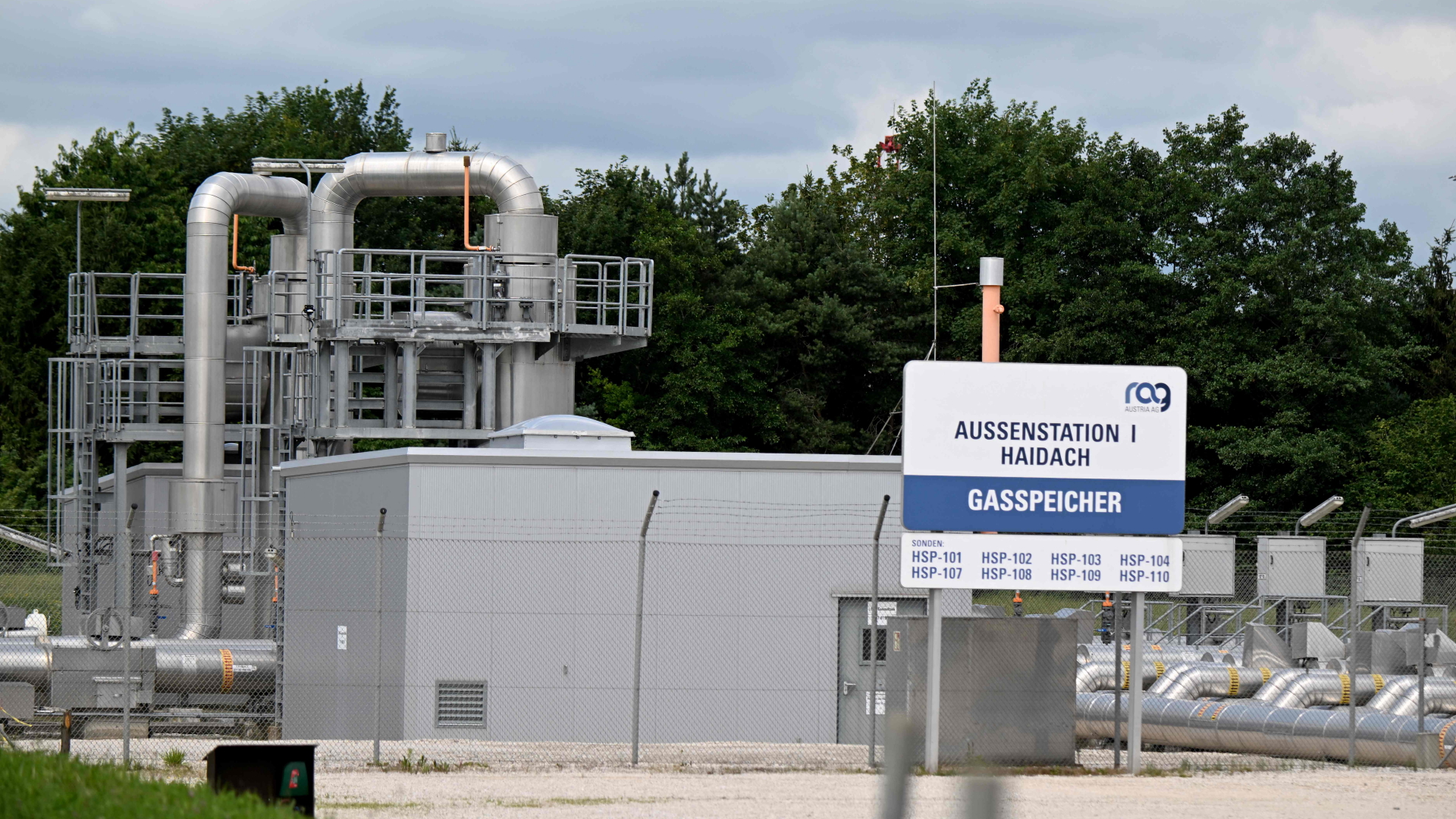 Der Gasspeicher Haidach in Österreich. | AFP