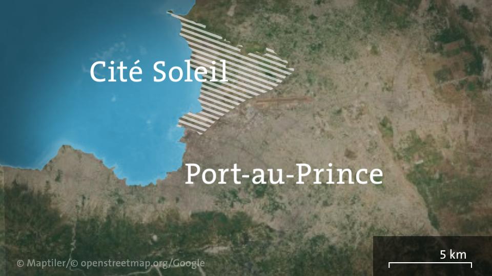 Karte: Cité Soleil auf Haiti