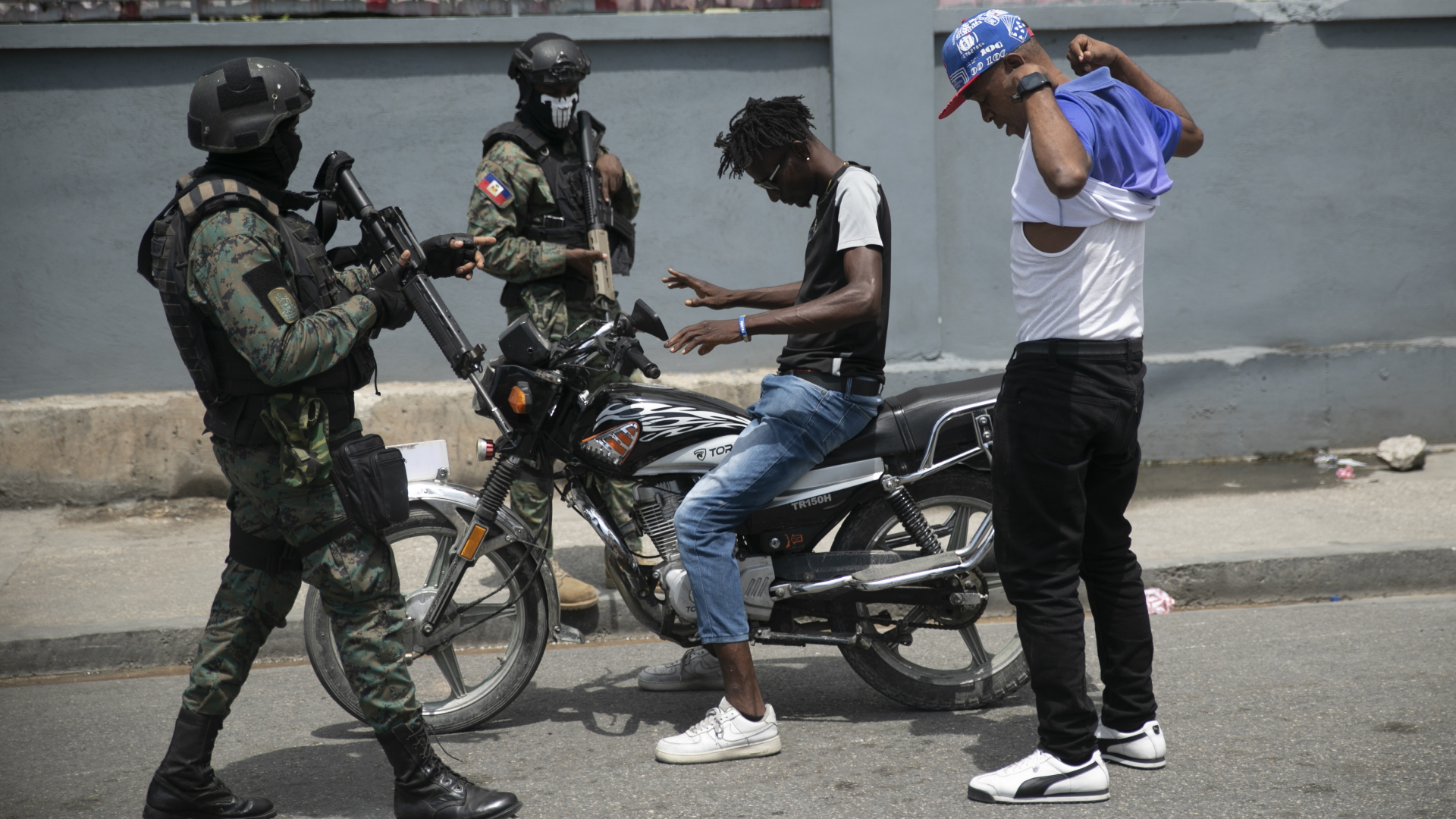 Polizeikontrolle in Haiti | dpa