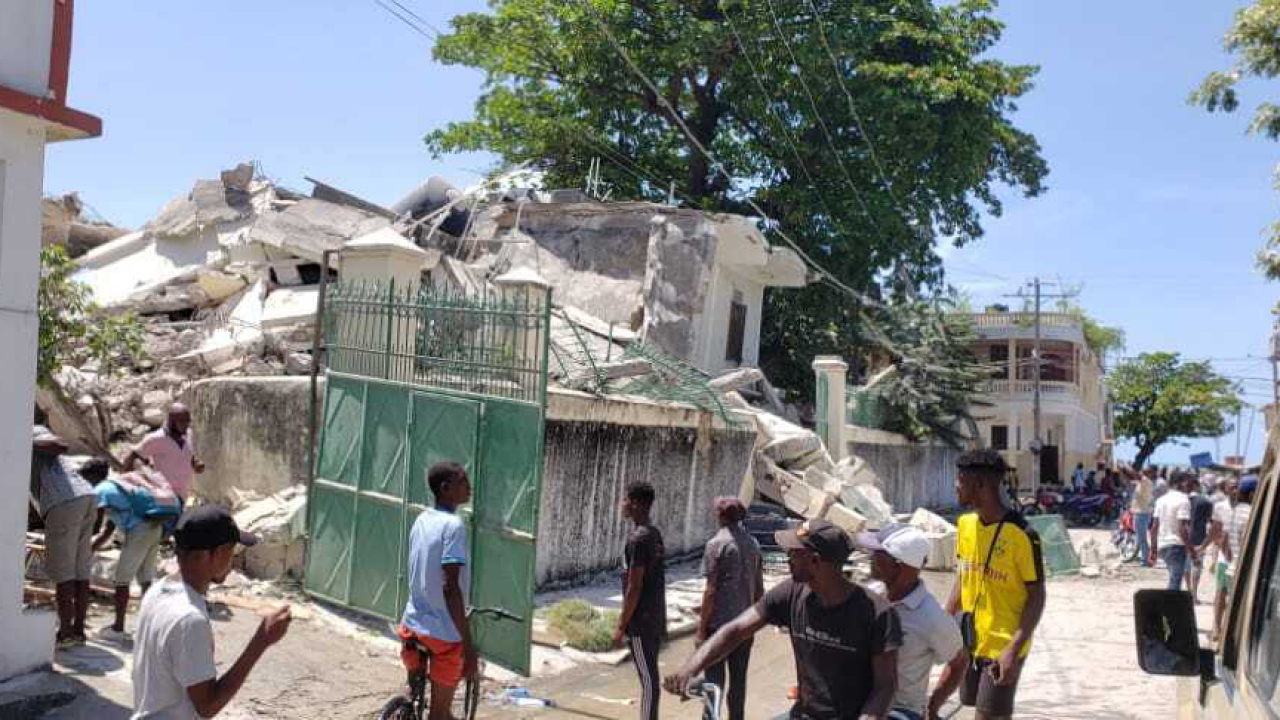 Erdbebenschäden in Haiti
