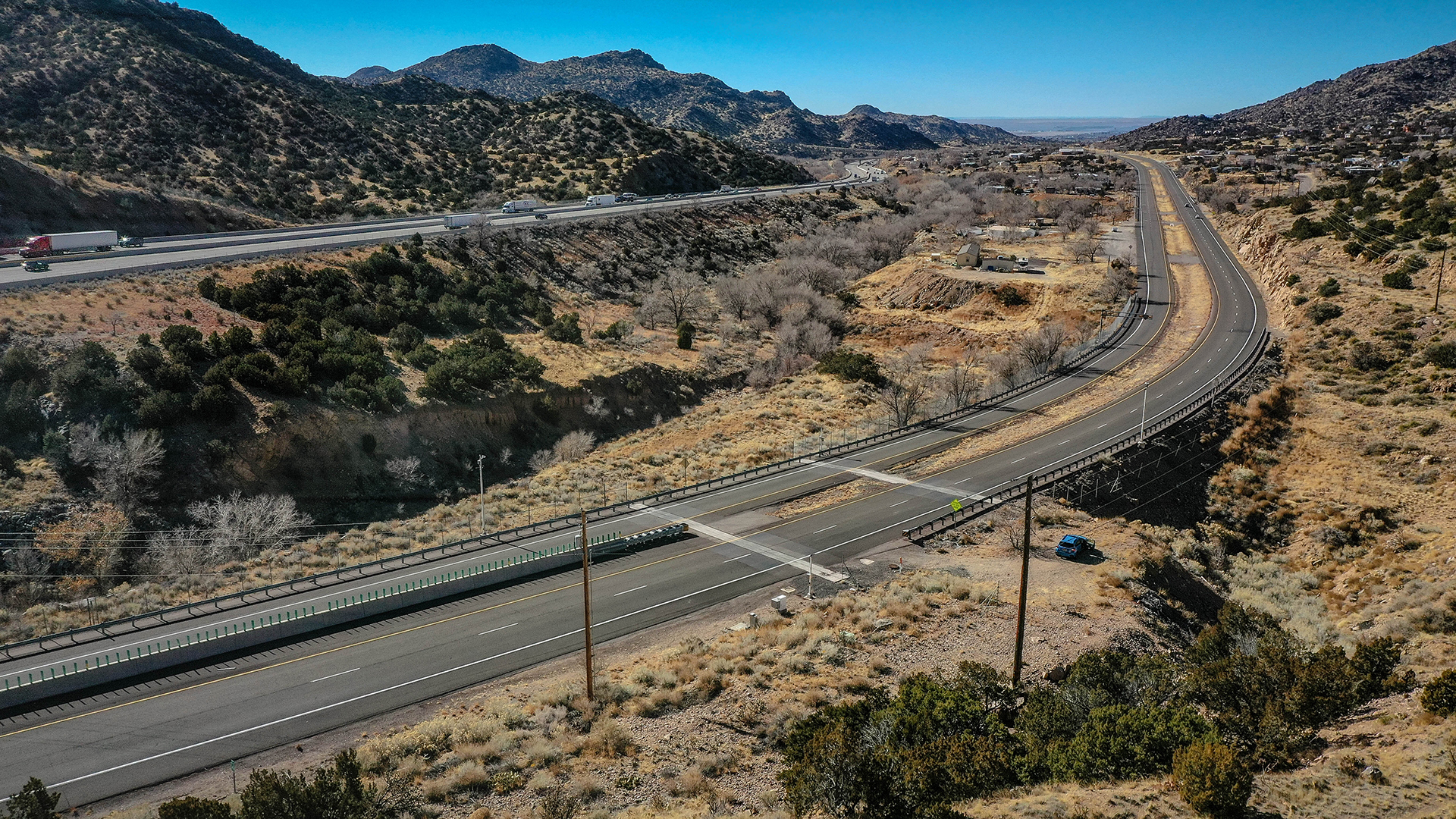Highway in Carnuel in der Nähe von Albuquerque | picture alliance / ZUMAPRESS.com