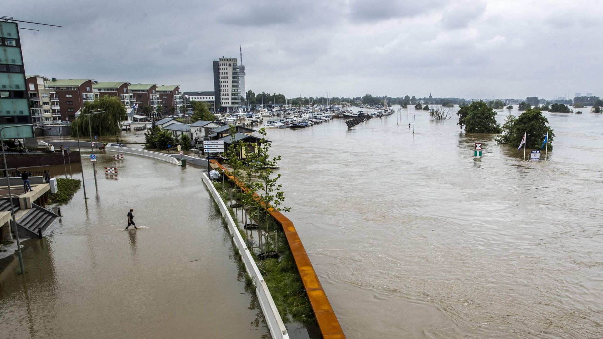 Überflutungen durch die Maas in Roermond | AFP