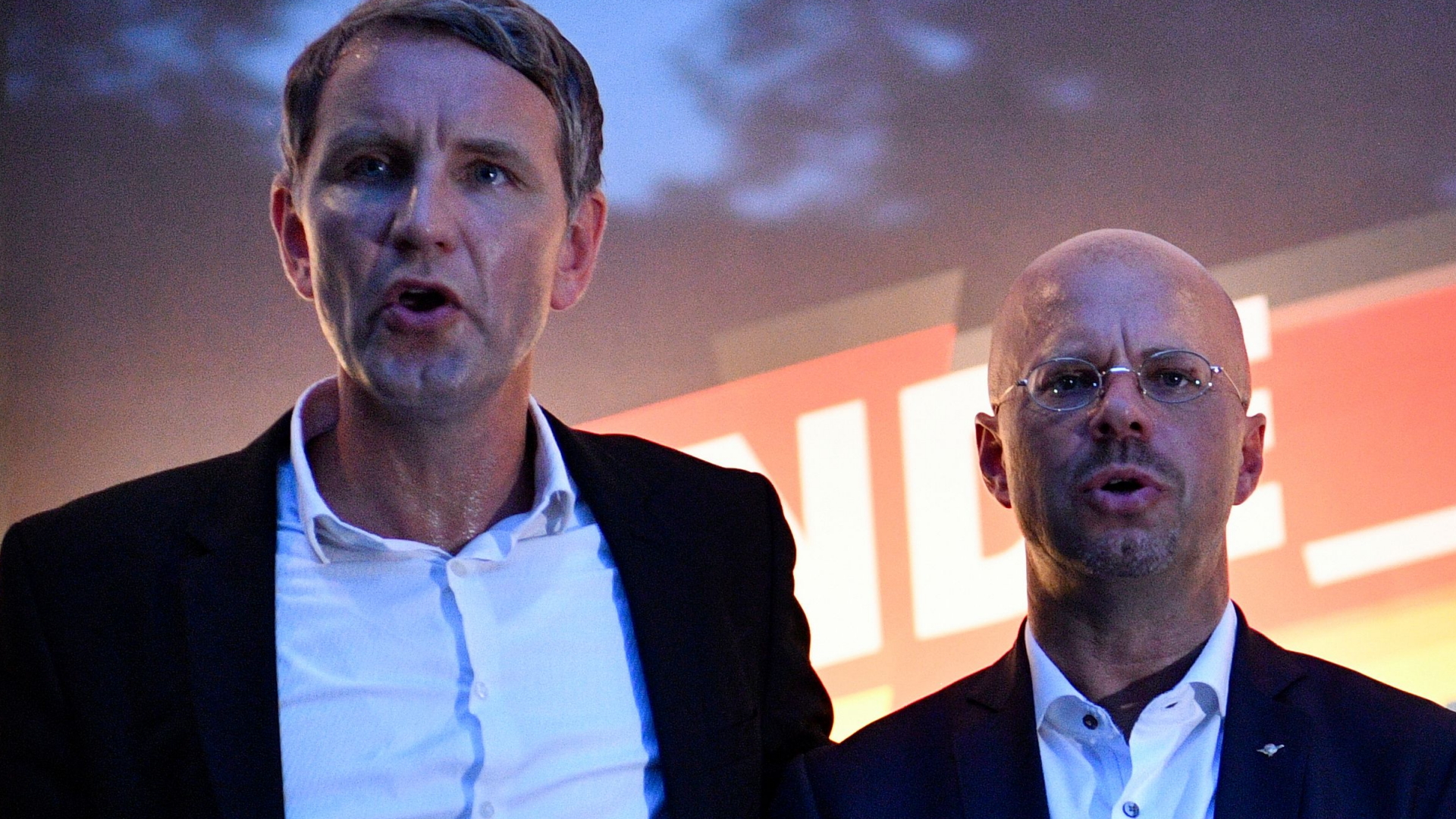 Björn Höcke und Andreas Kalbitz | AFP