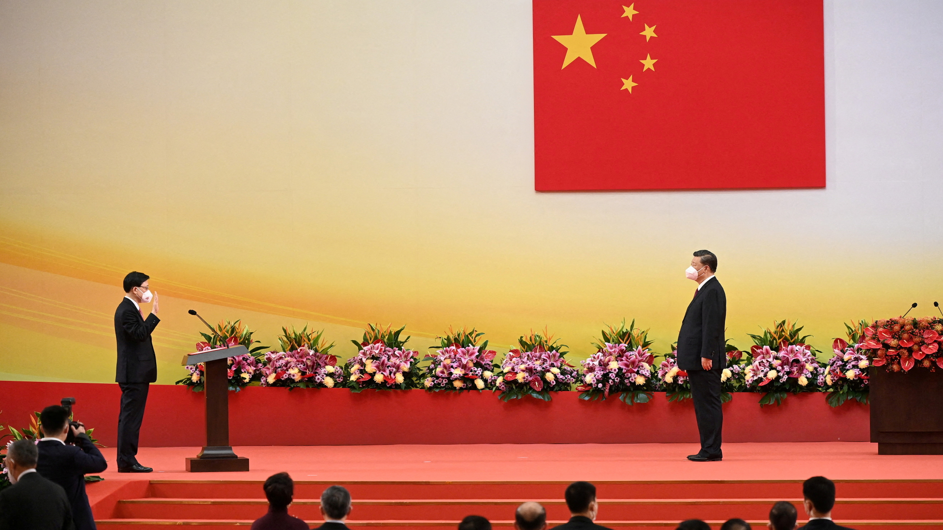 John Lee und Xi Jinping