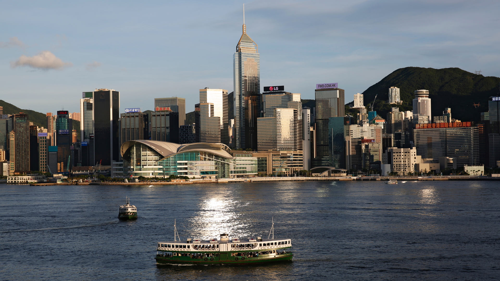 Die Skyline Hongkongs. | REUTERS