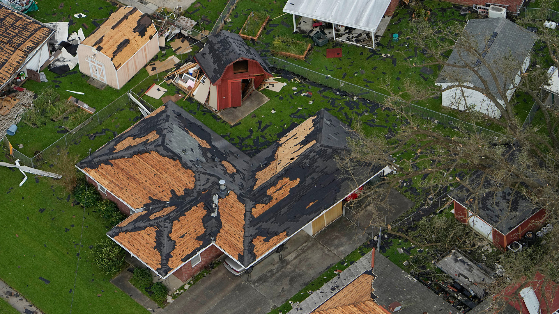 Zerstörte Häuser nach Hurrikan Ida | AP