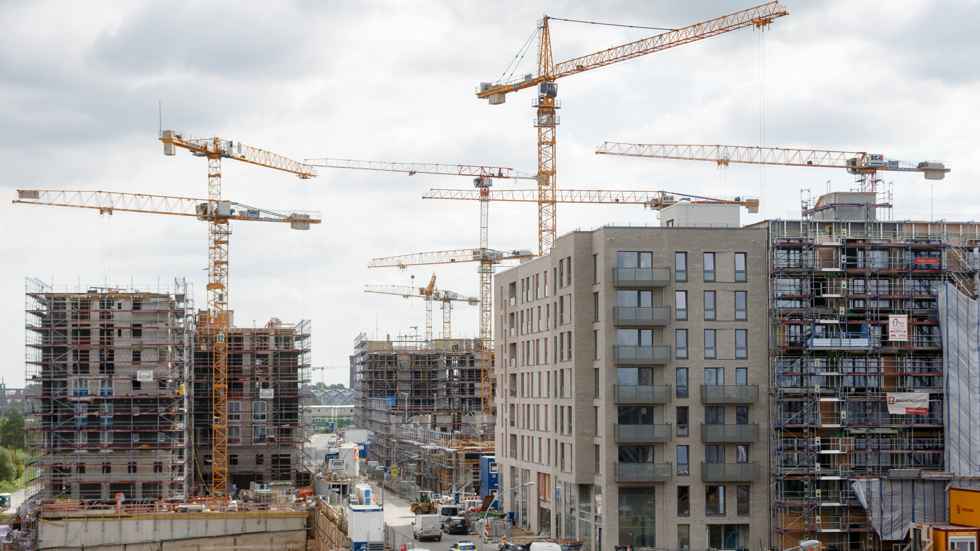 Neubau von Mehrfahmilienhäusern in Hamburg