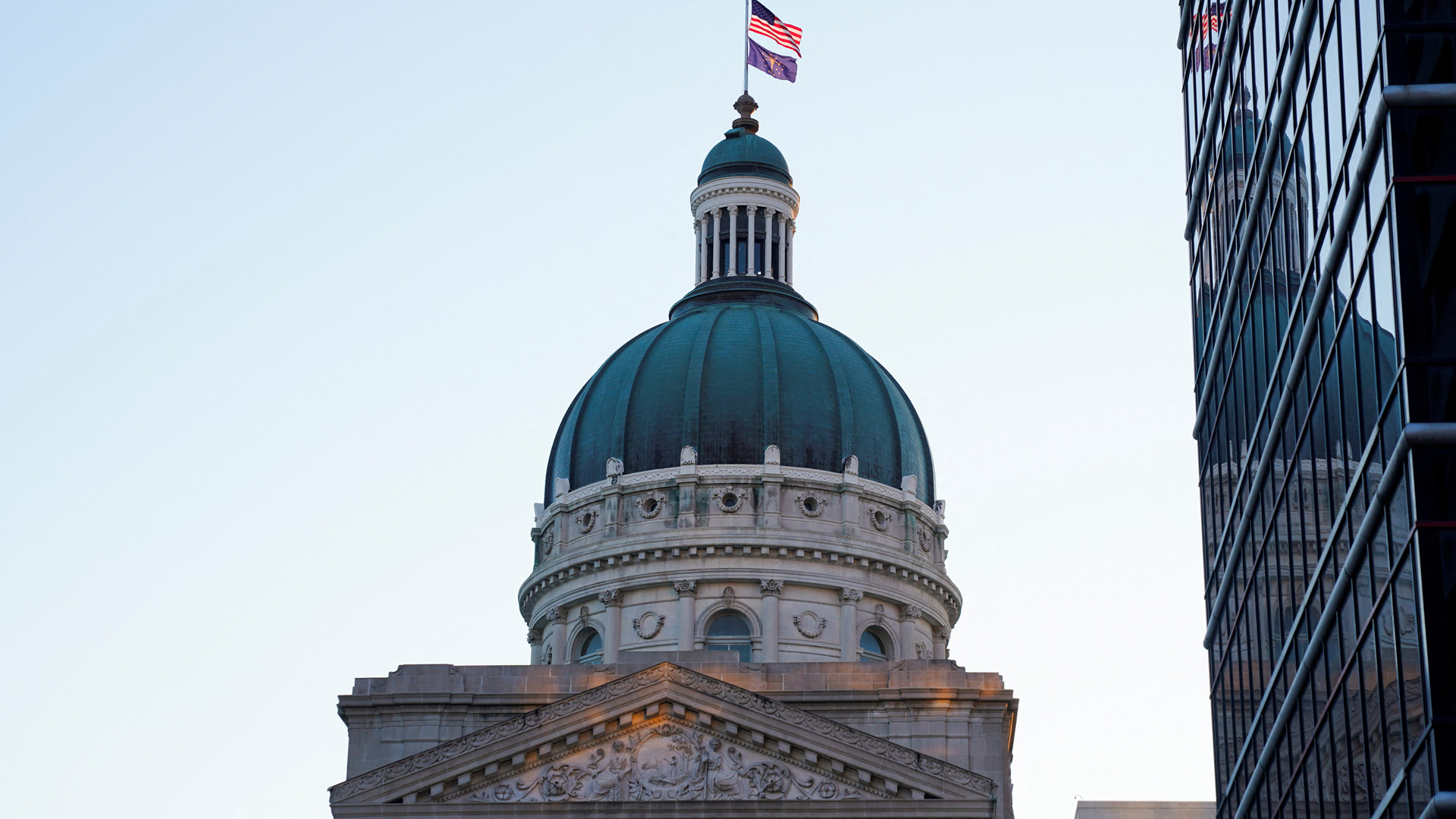 Das Gebäude, in dem das Parlament, der Gouverneur und das Oberste Gericht des US-Bundesstaats Indiana untergebracht sind. | REUTERS