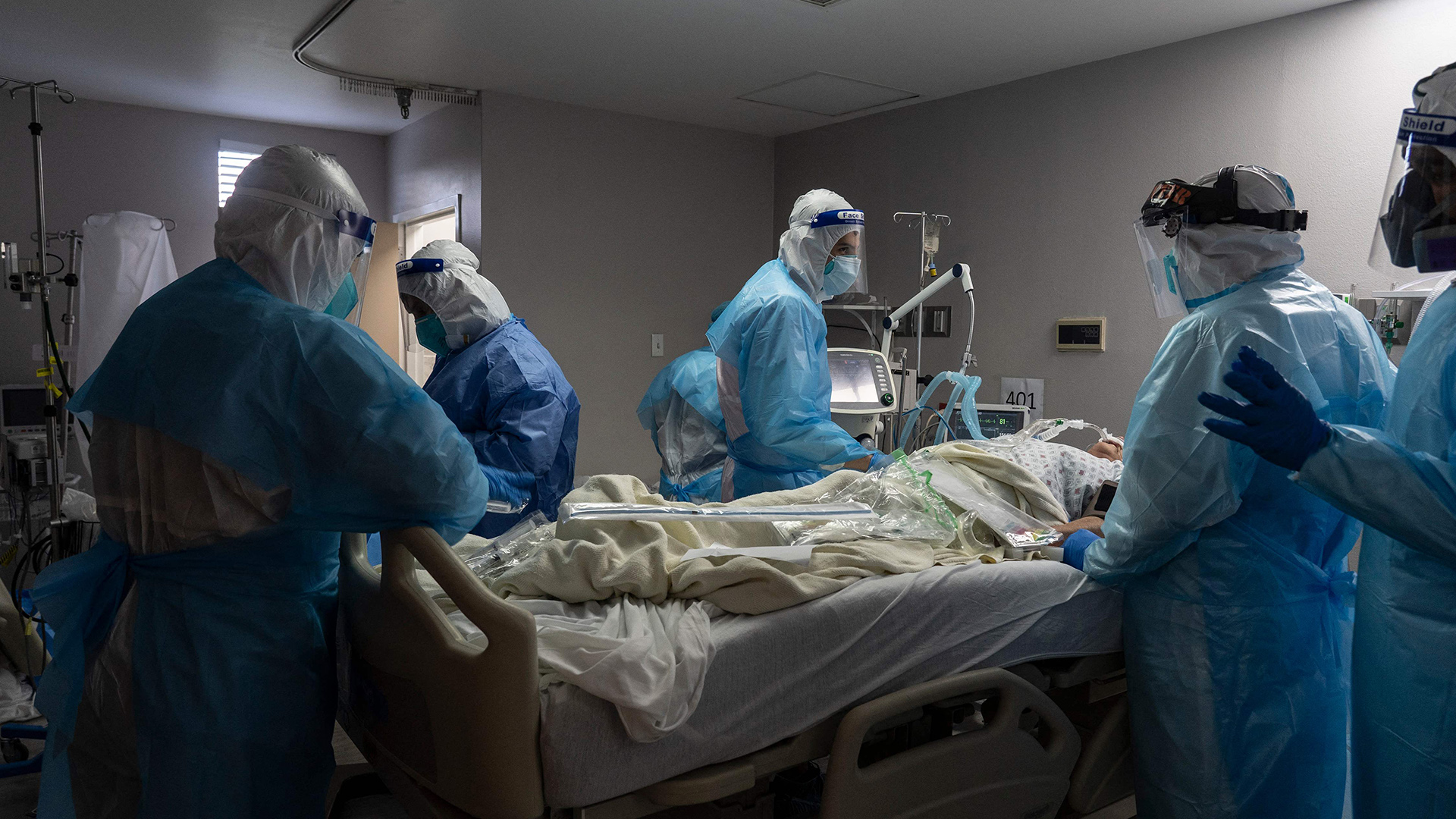 Personal in einer Intensivstation im United Memorial Medical Center (UMMC) in Houston, Texas (Archivbild vom 10. November 2020) | AFP