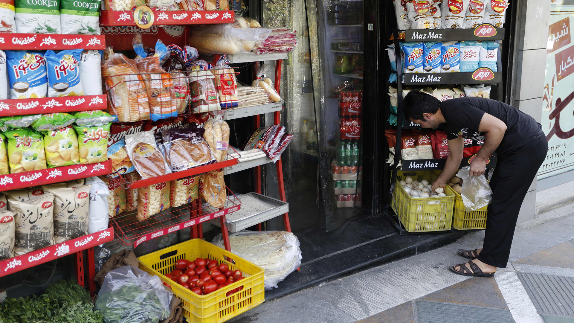 Ein Lebensmittelladen in Teheran | AFP