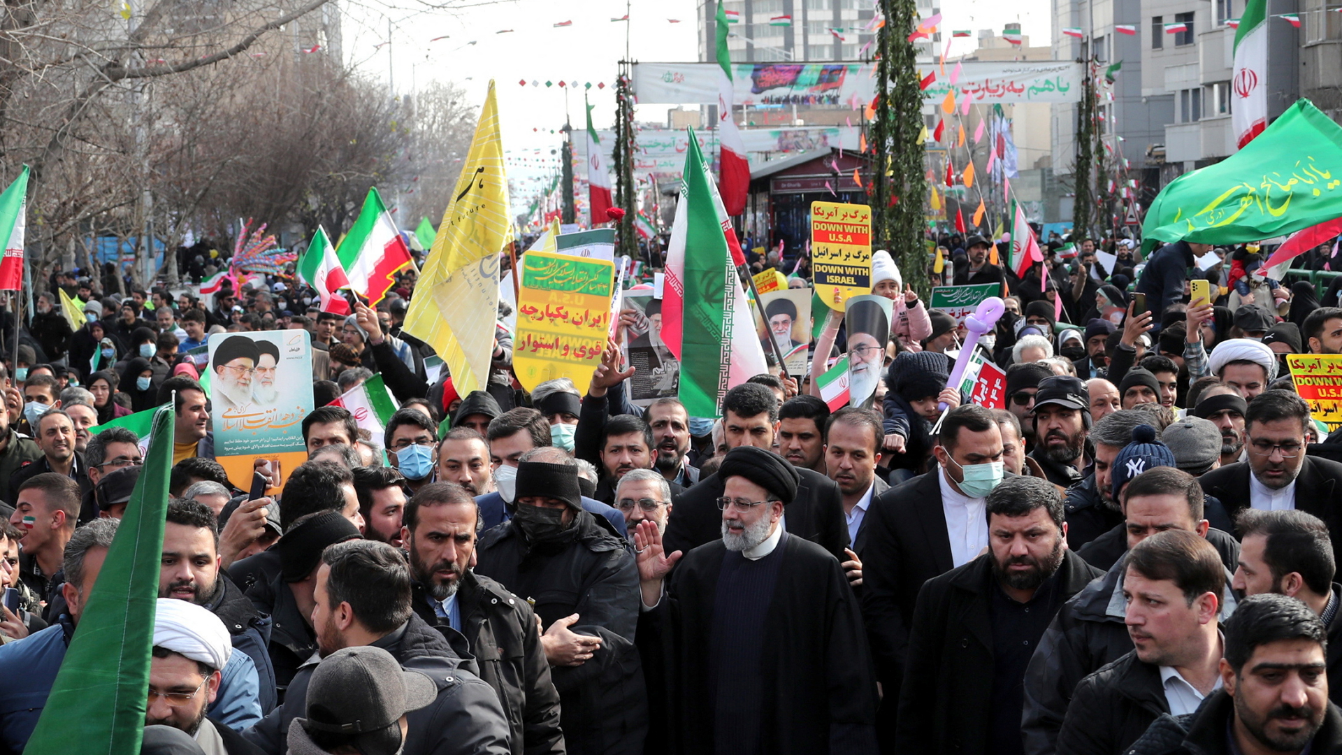 Zehntausende Iraner feiern Jahrestag der Islamischen Revolution