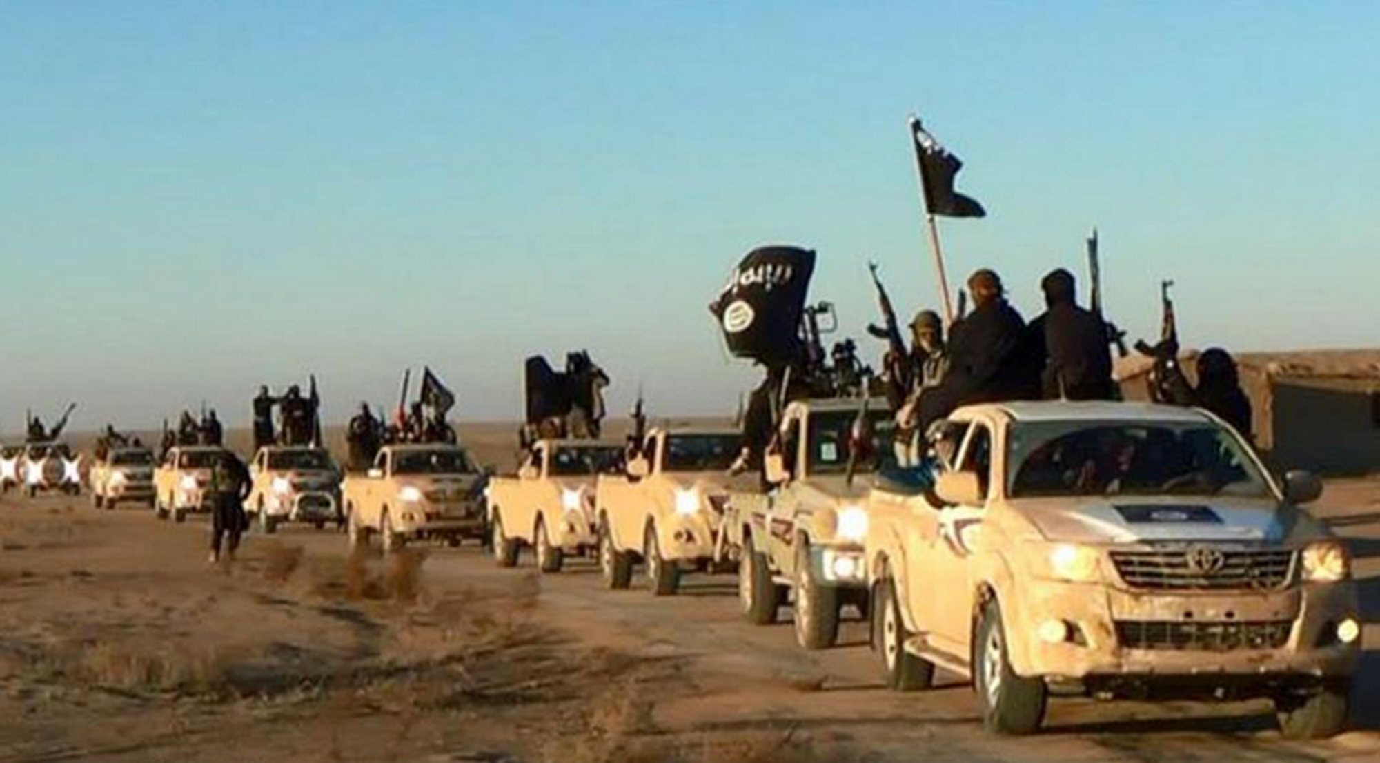 IS-Kämpfer in einem Propaganda-Video | null