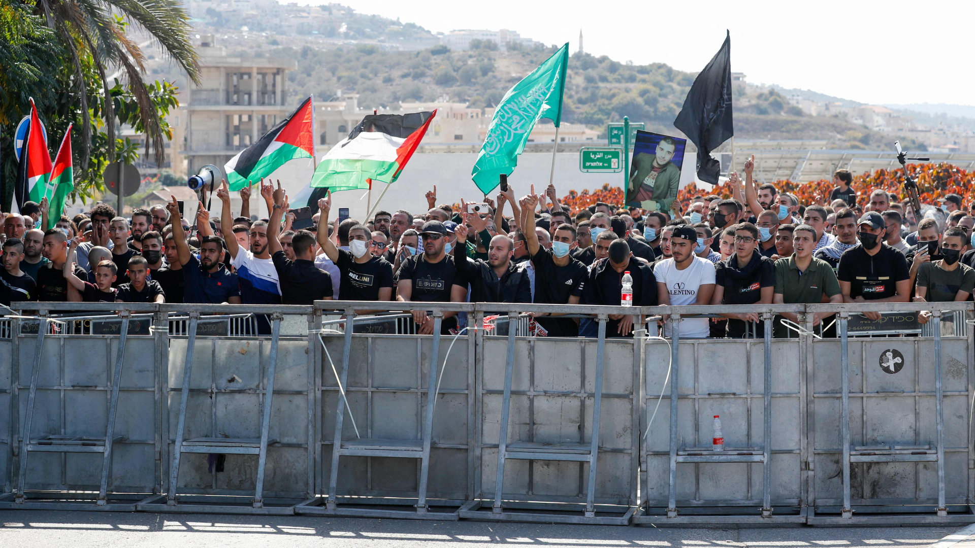 Proteste der Bewohner von Umm al-Fahm (Israel) gegen die Zustände in der Stadt - | AFP