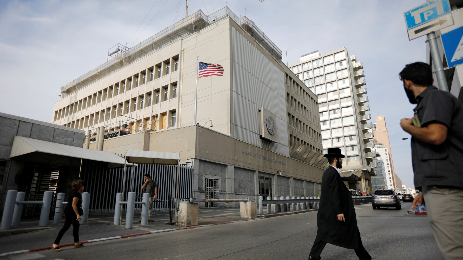 Die US-Botschaft in Tel Aviv | REUTERS