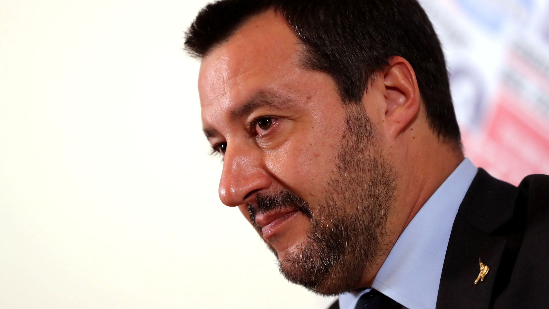 Italiens Innenminister Matteo Salvini fährt in der Einwanderungspolitik eine harte Linie. | REUTERS