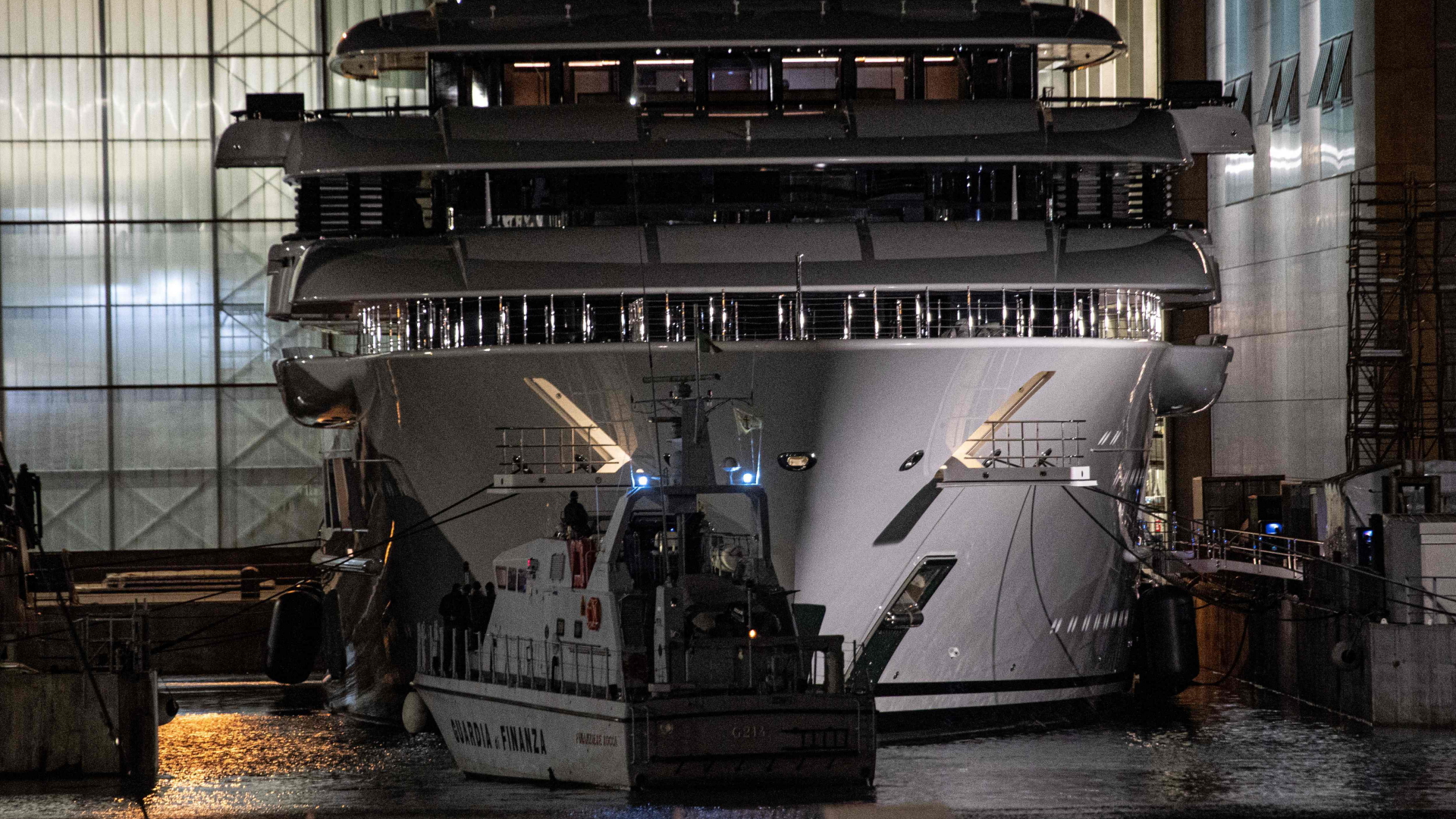Prima della partenza: l’Italia sequestra la barca presumibilmente di proprietà della mega barca di Putin