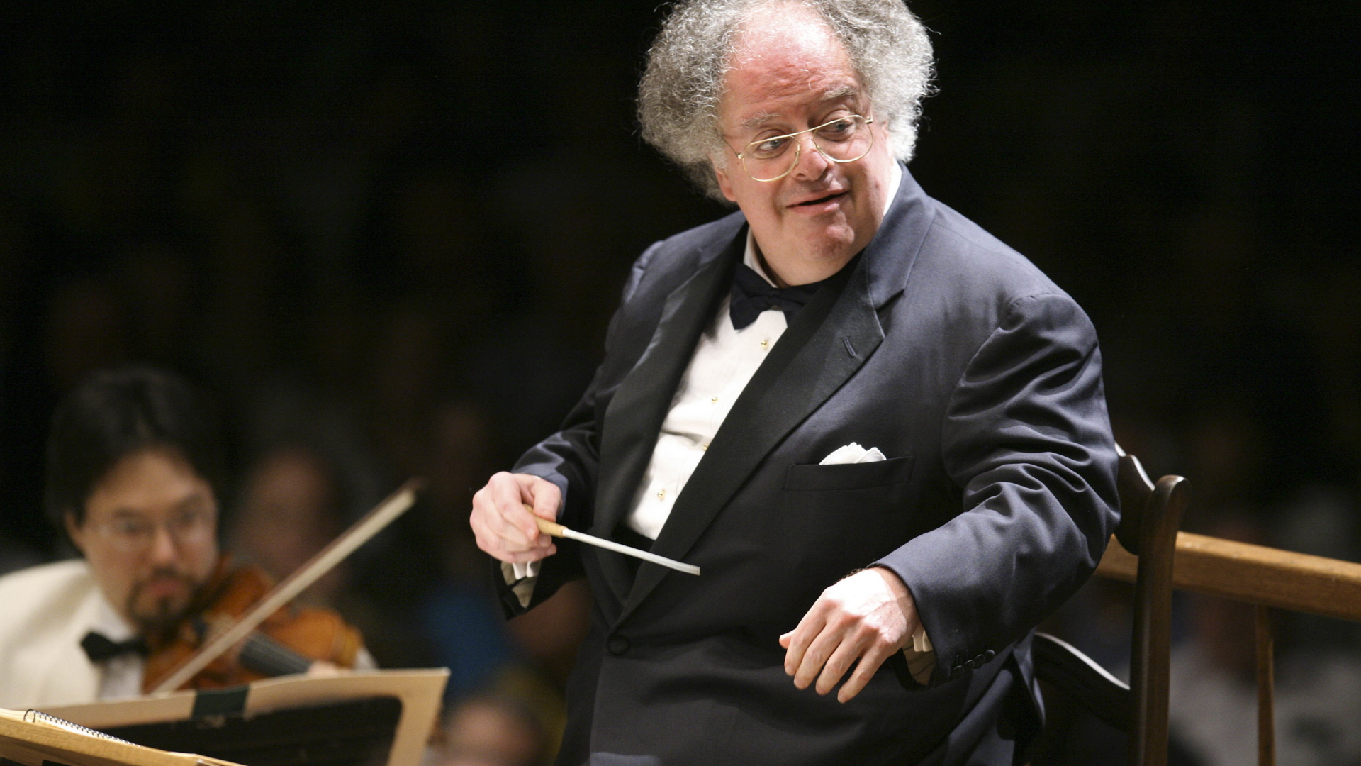 Der ehemalige Chefdirigent der New Yorker Metropolitan Opera, James Levine (Foto vom 07.07.2006) | AP