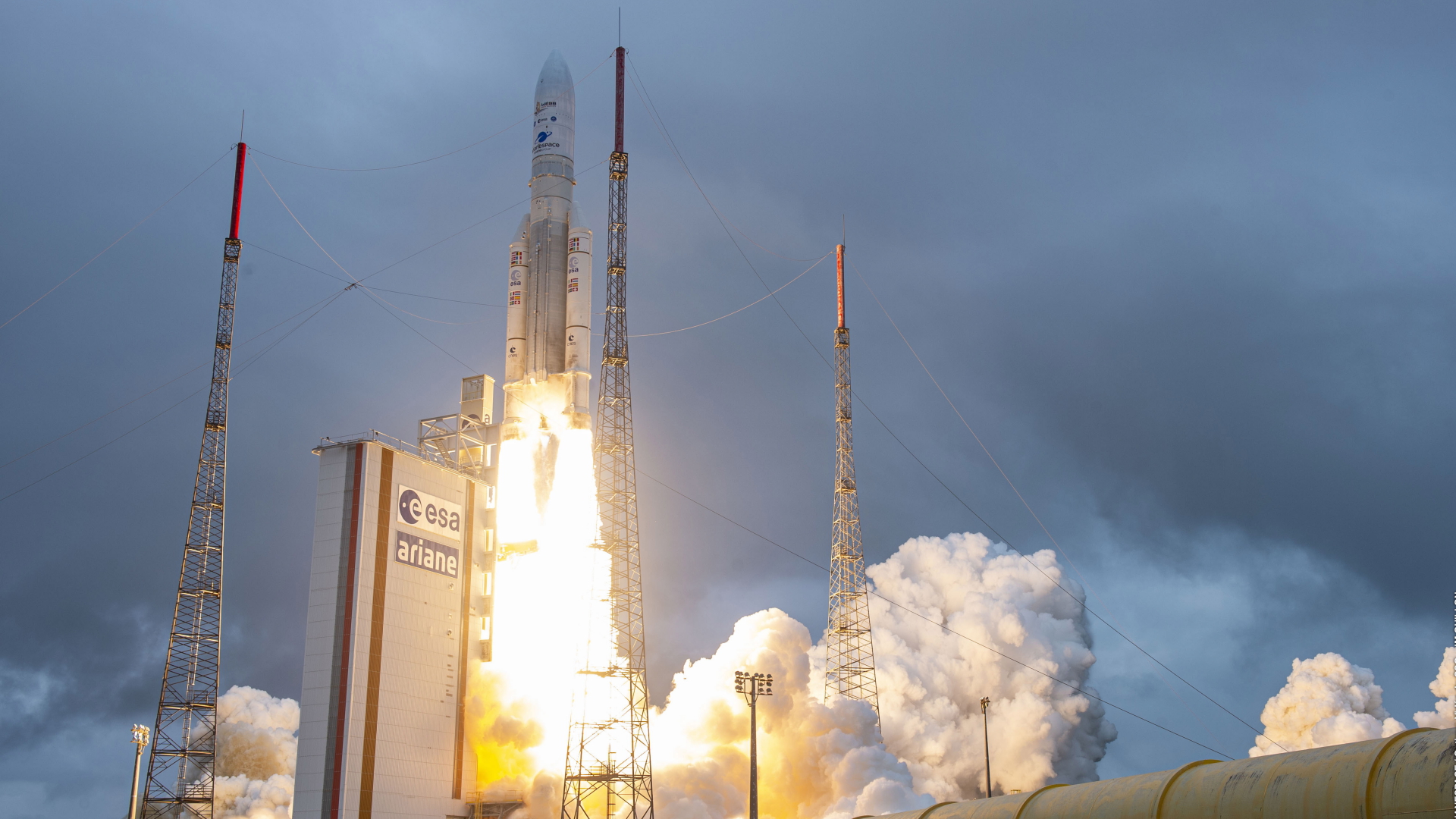 Start der Ariane-5-Rakete mit dem James-Webb-Teleskop an Bord | EPA