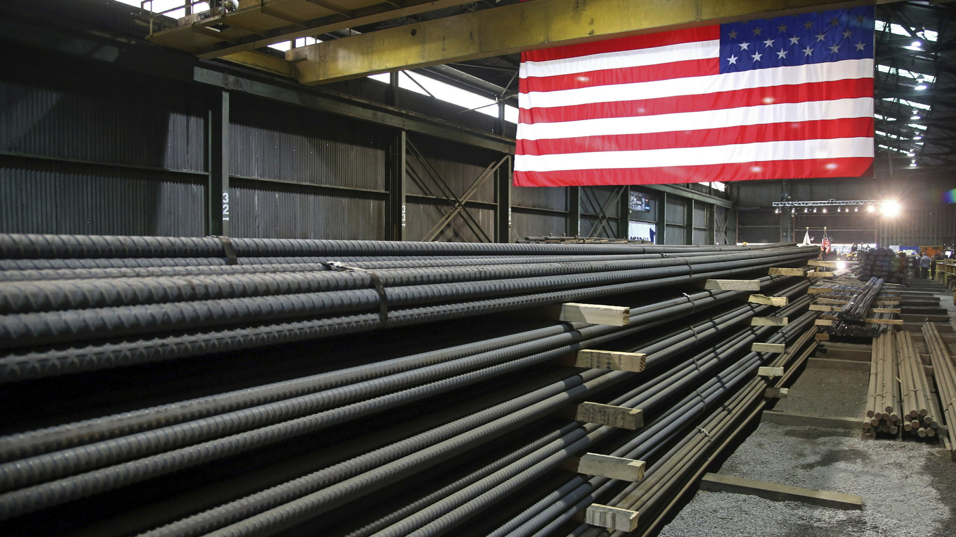 Ein Stahlwerk im US-Bundesstaat Minnesota. | AP