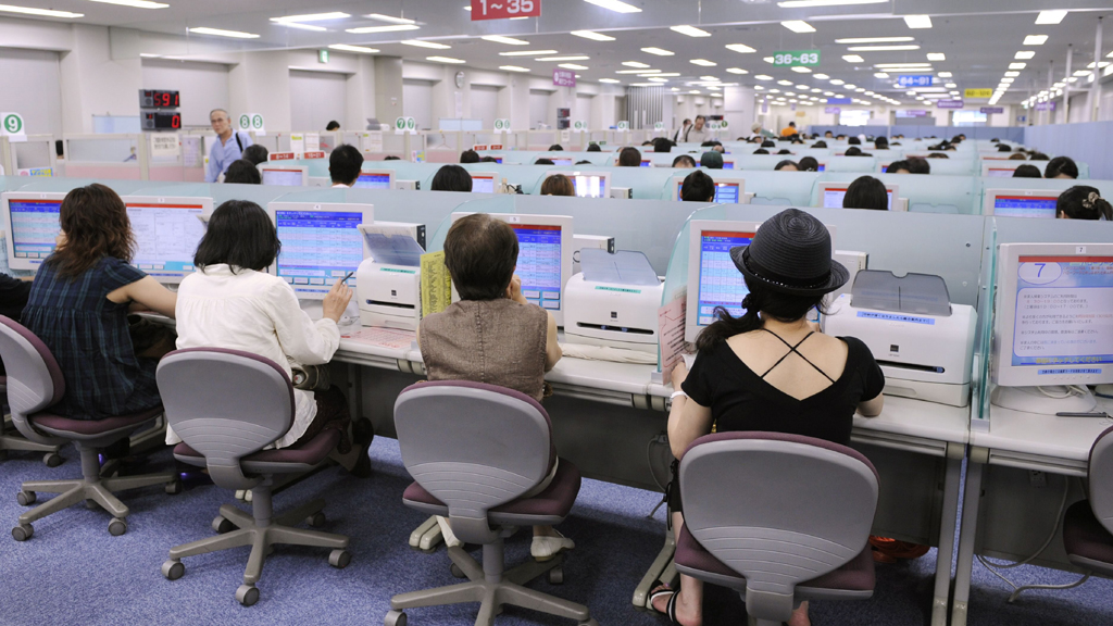 Jobvermittlungsbüro in Tokio (Archivbild) | AFP