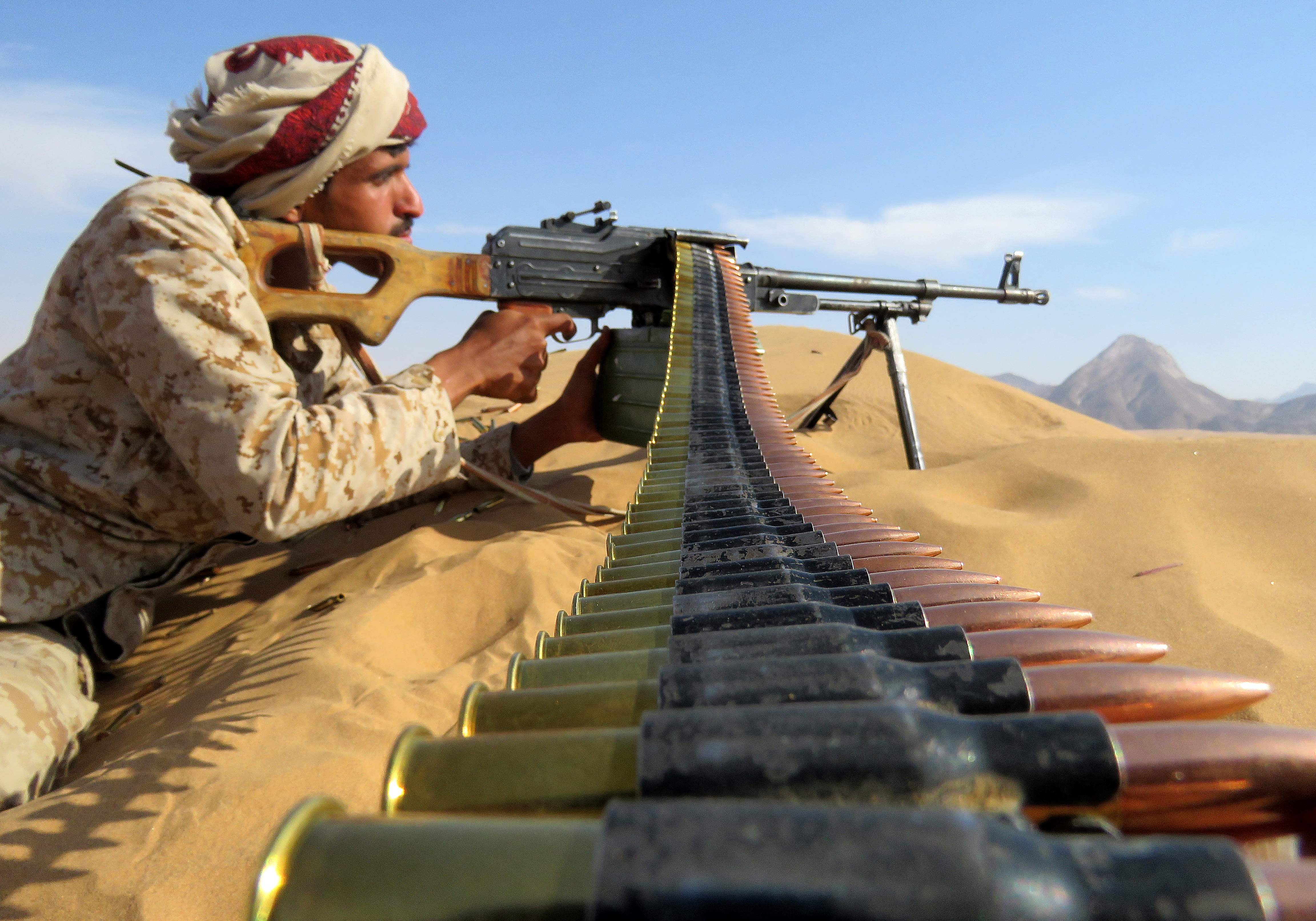 Ein Regierungs-Kämpfer im Jemen | AFP