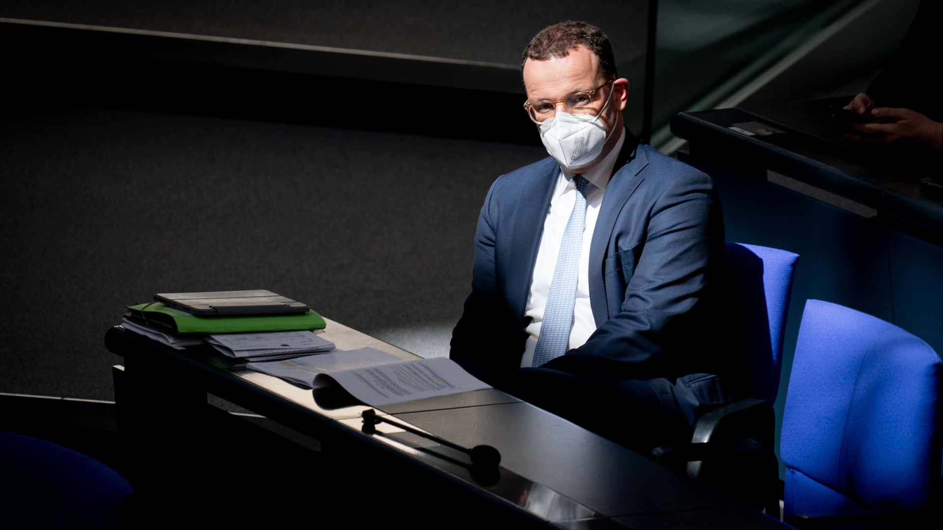 Bundesgesundheitsminister Jens Spahn während einer Sitzung im Bundestag. | dpa