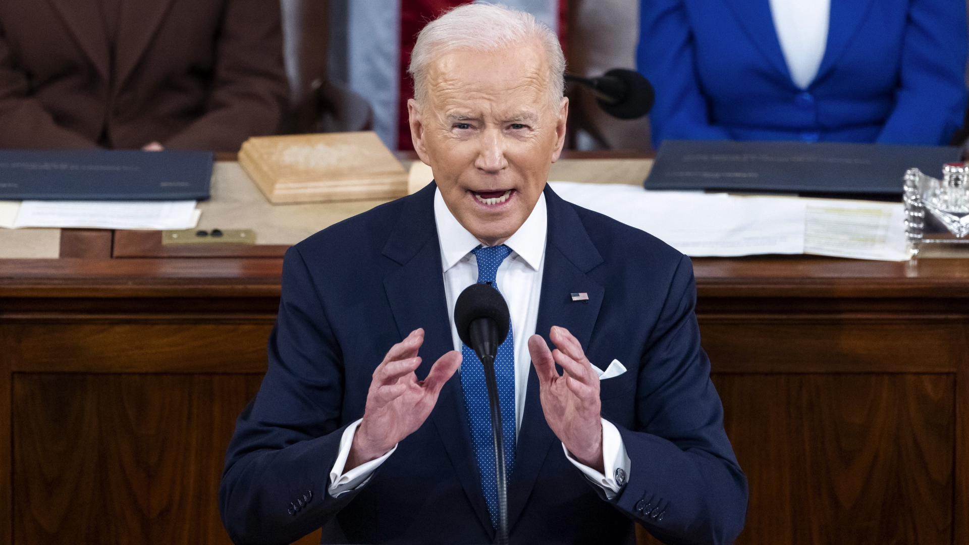 Joe Biden im US-Kongress | AP