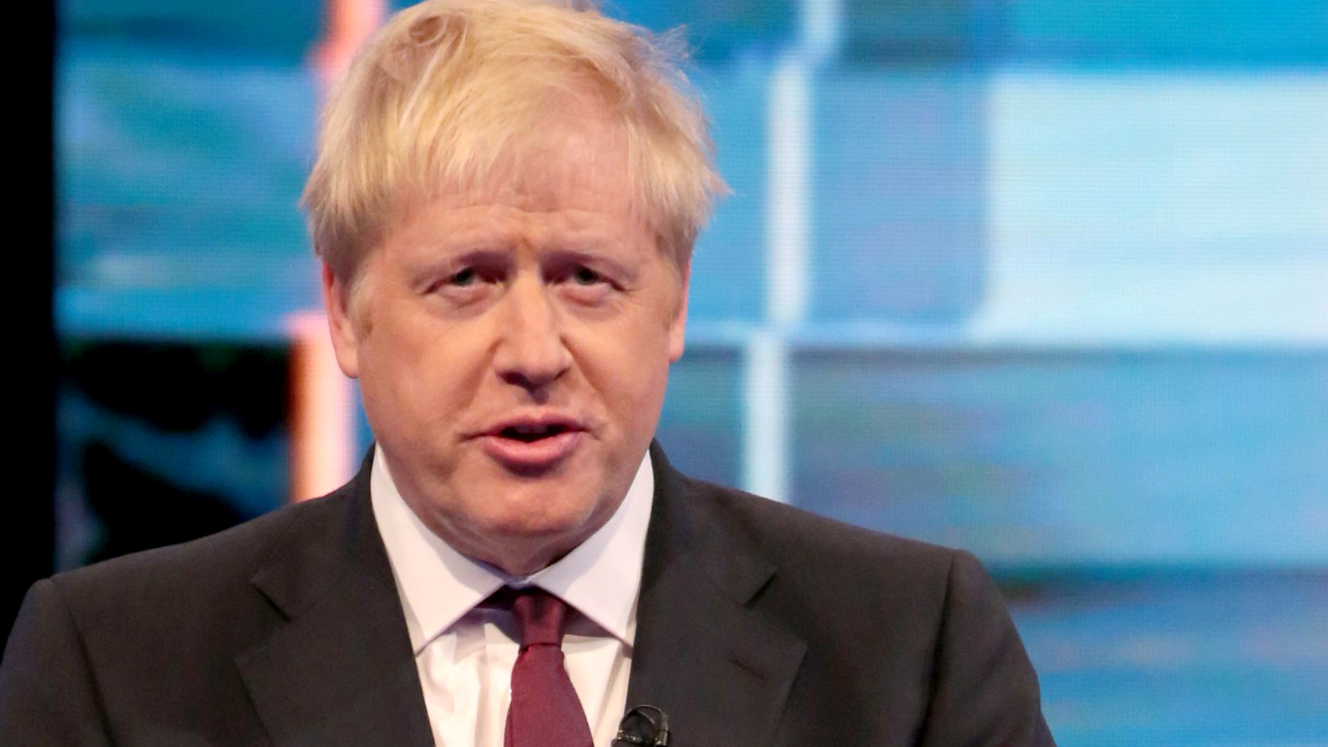 Boris Johnson beim TV-Duell mit Jeremy Hunt | AFP