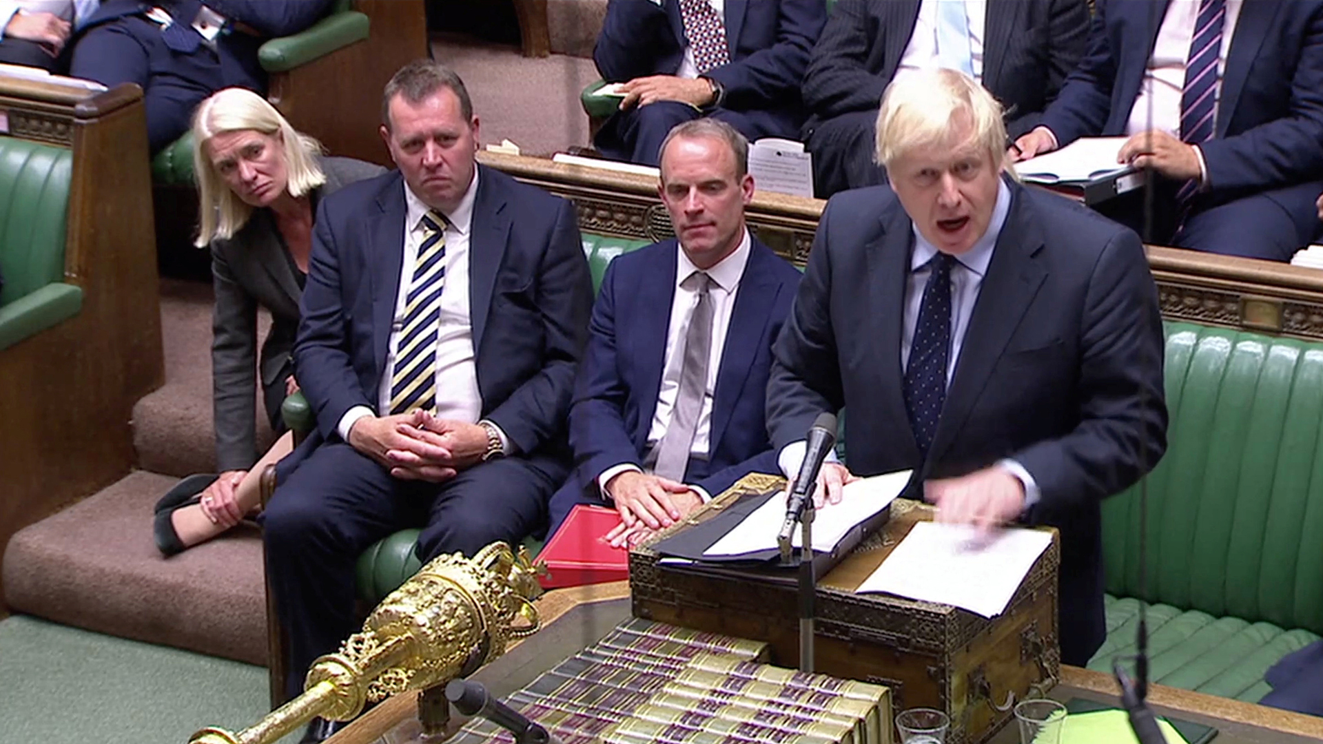 Boris Johnson spricht im Unterhaus | via REUTERS