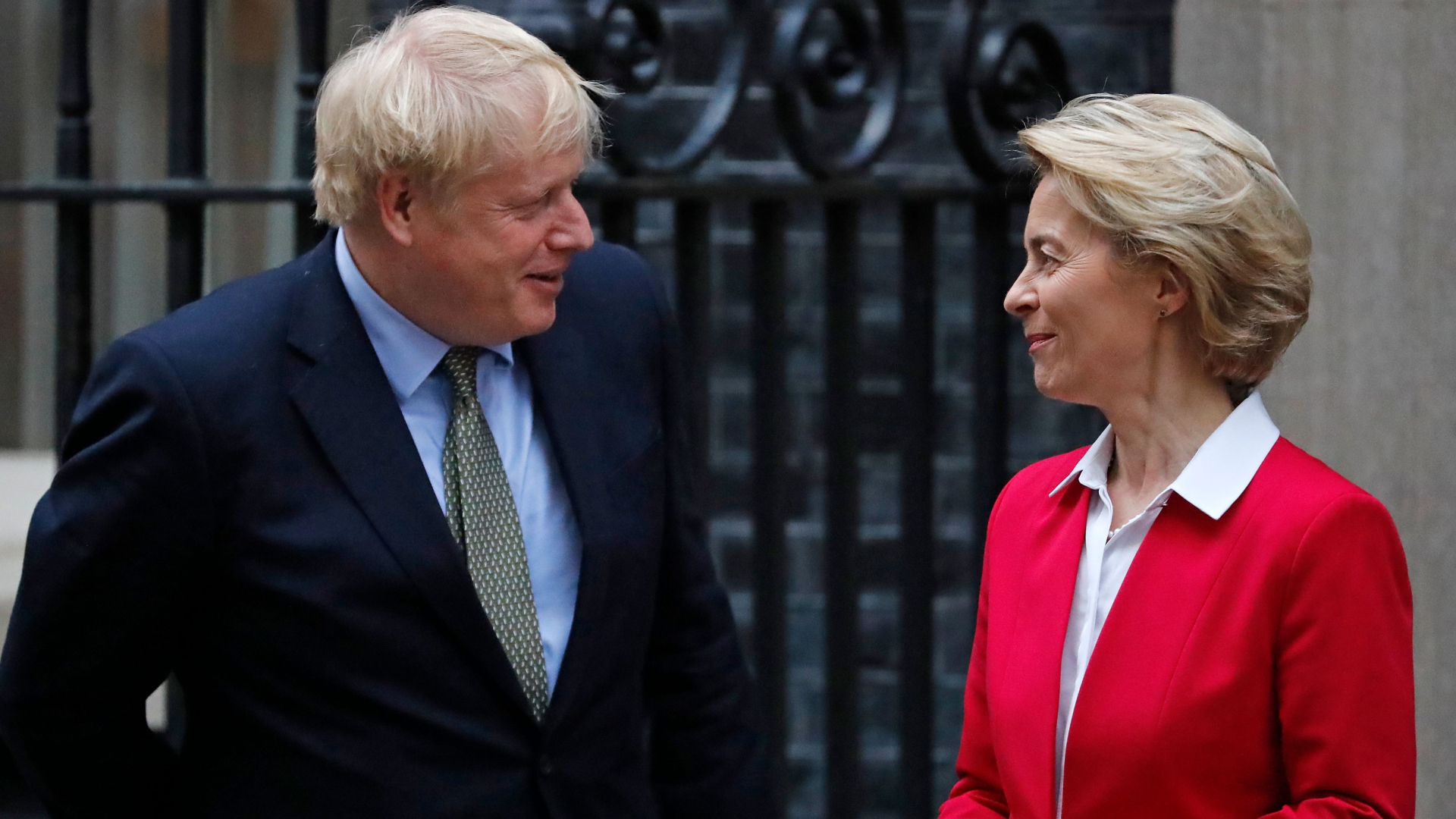 Boris Johnson und Ursula von der Leyen in London im Januar 2020