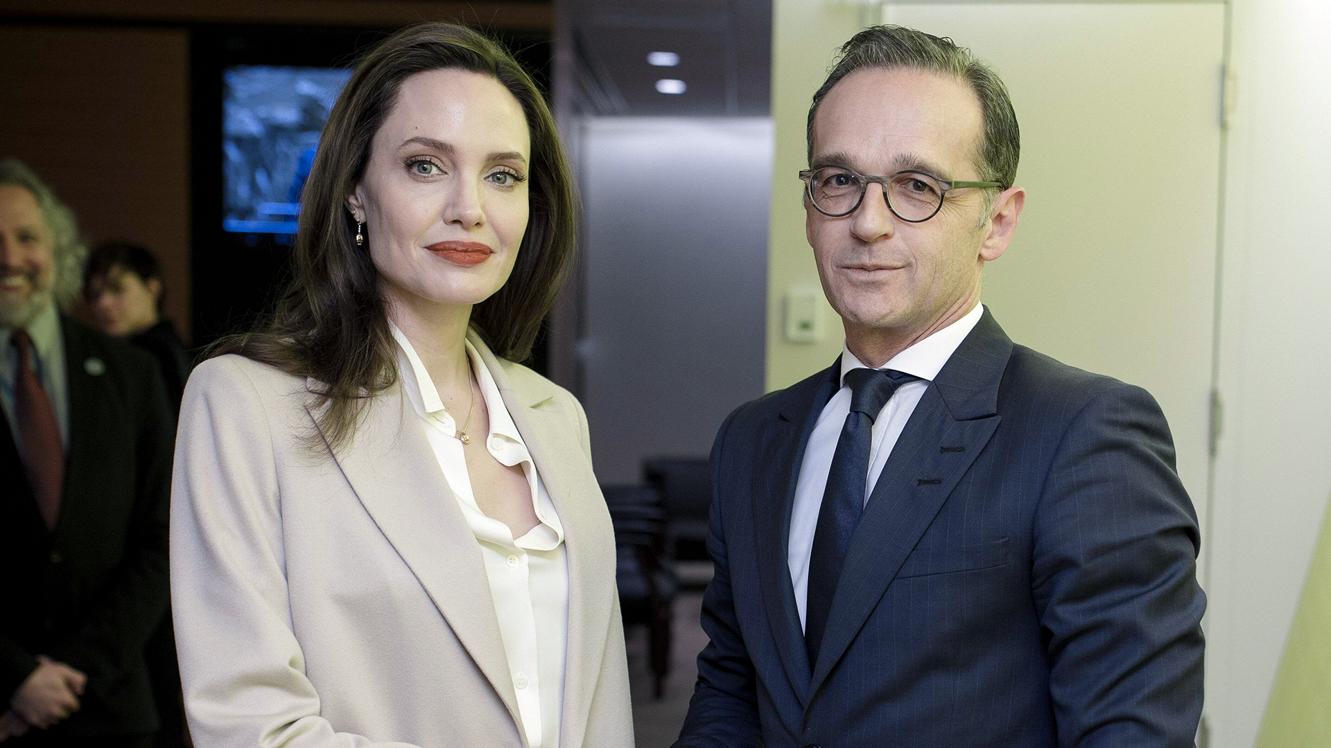Angelina Jolie und Heiko Maas | imago images / photothek