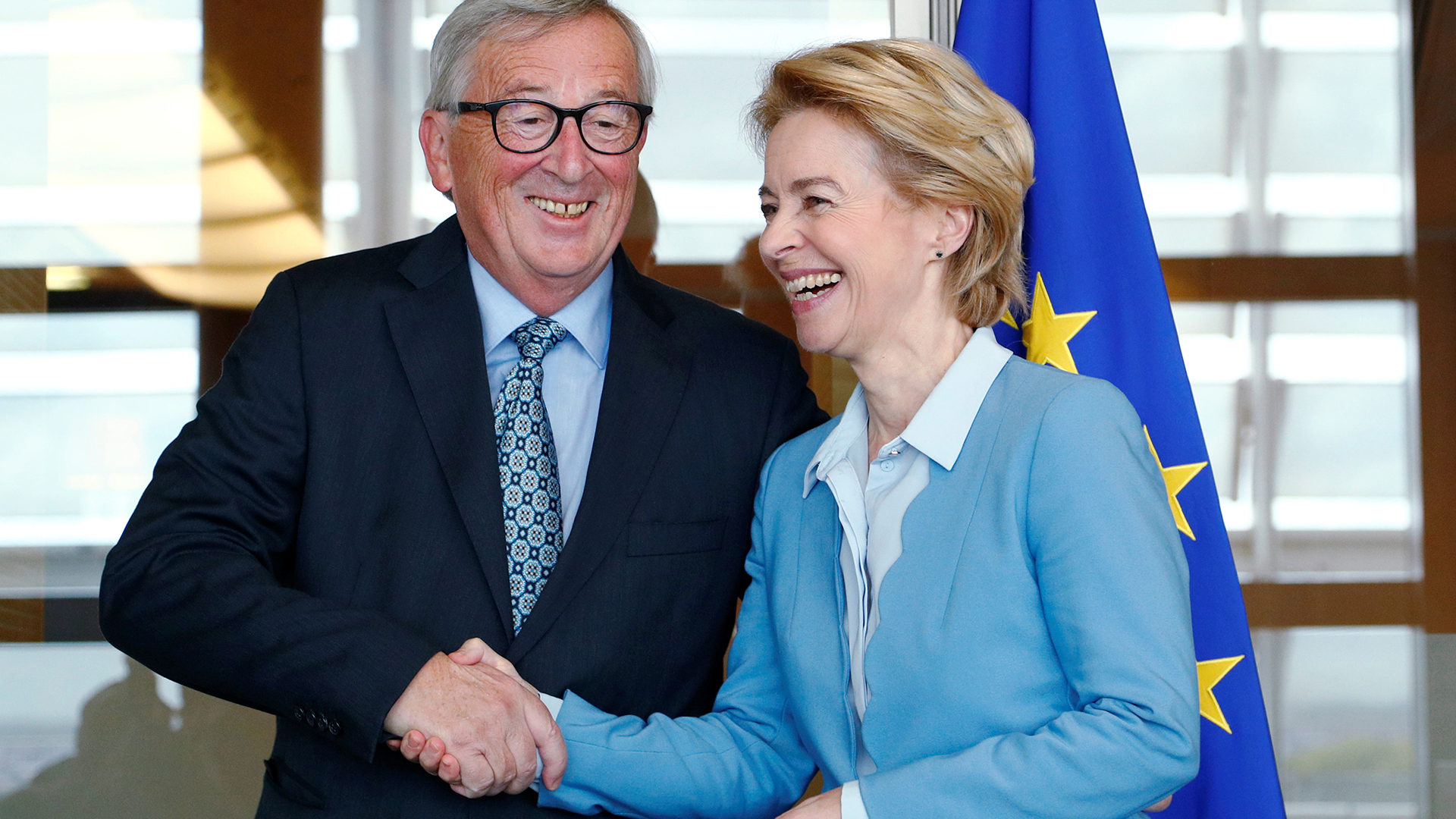 Jean-Claude Juncker und Ursula von der Leyen