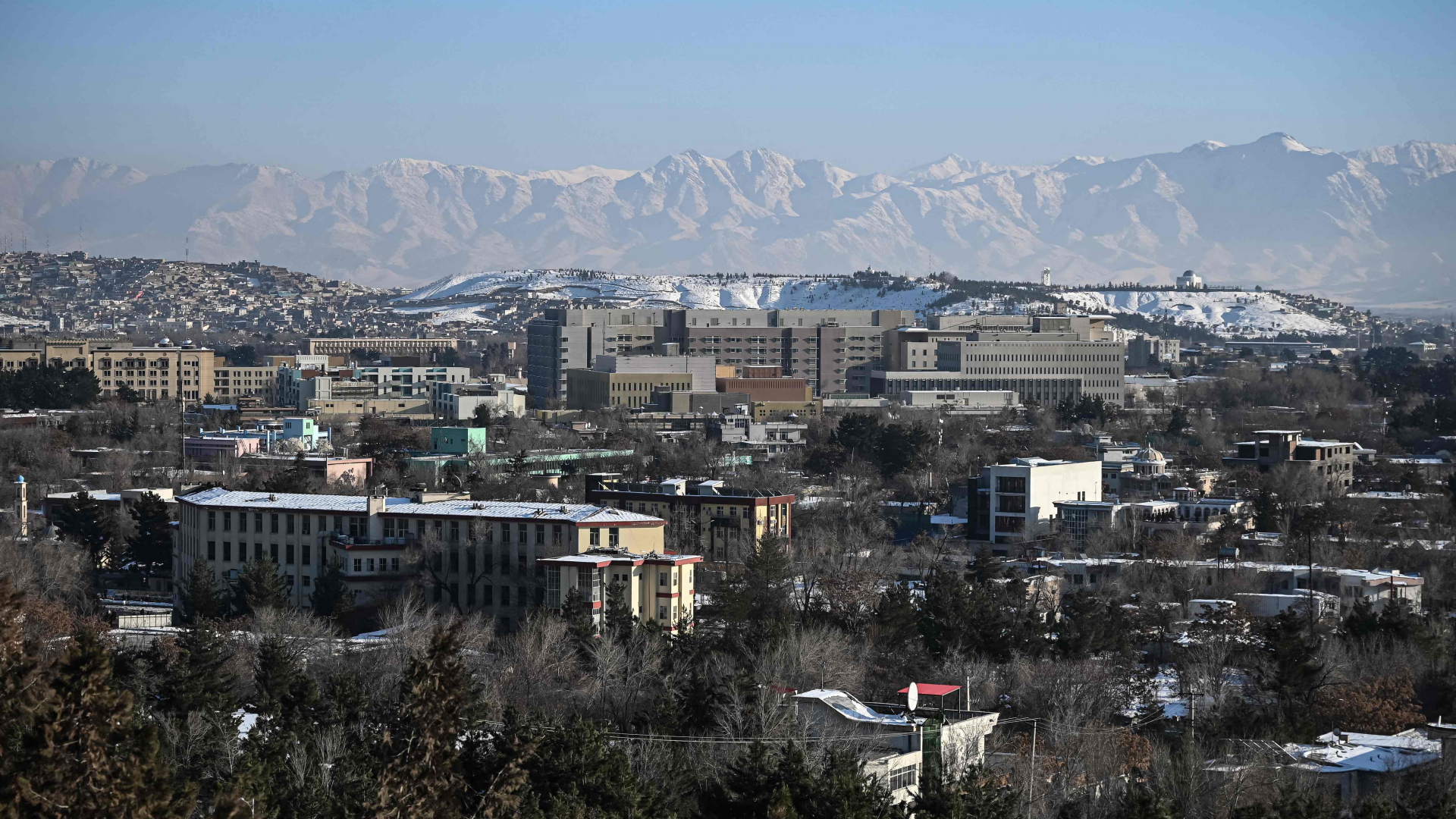 Ein Blick über die afghanische Hauptstadt Kabul | AFP