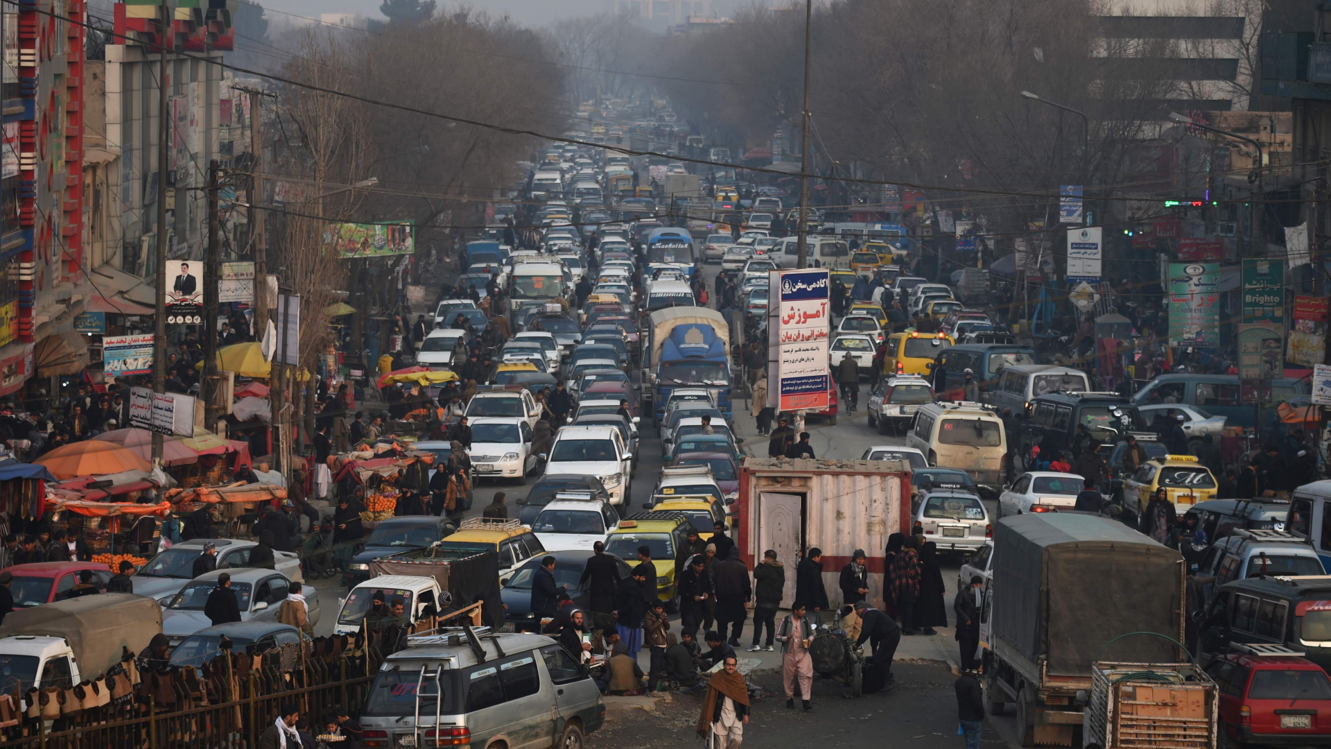 Stau in Kabul | AFP