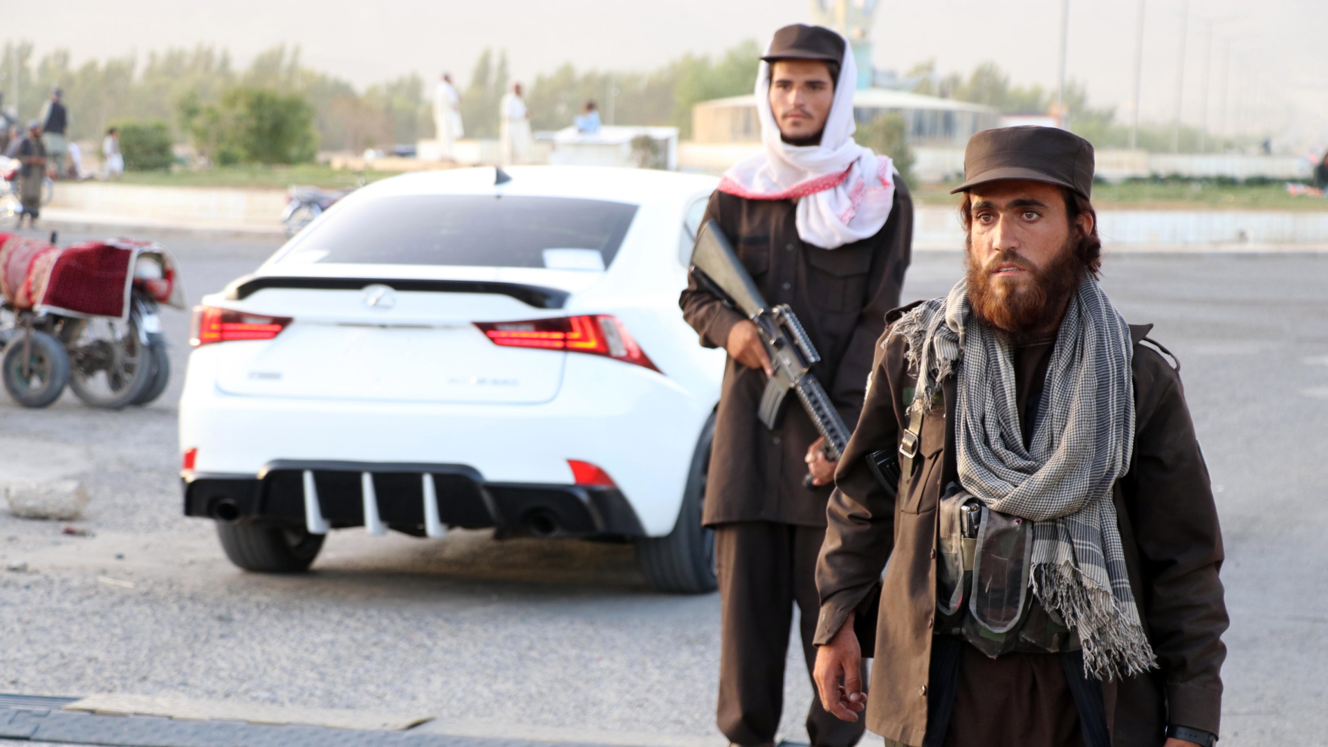 Sicherheitskräfte unter dem Befehl der Taliban in Kandahar. | EPA