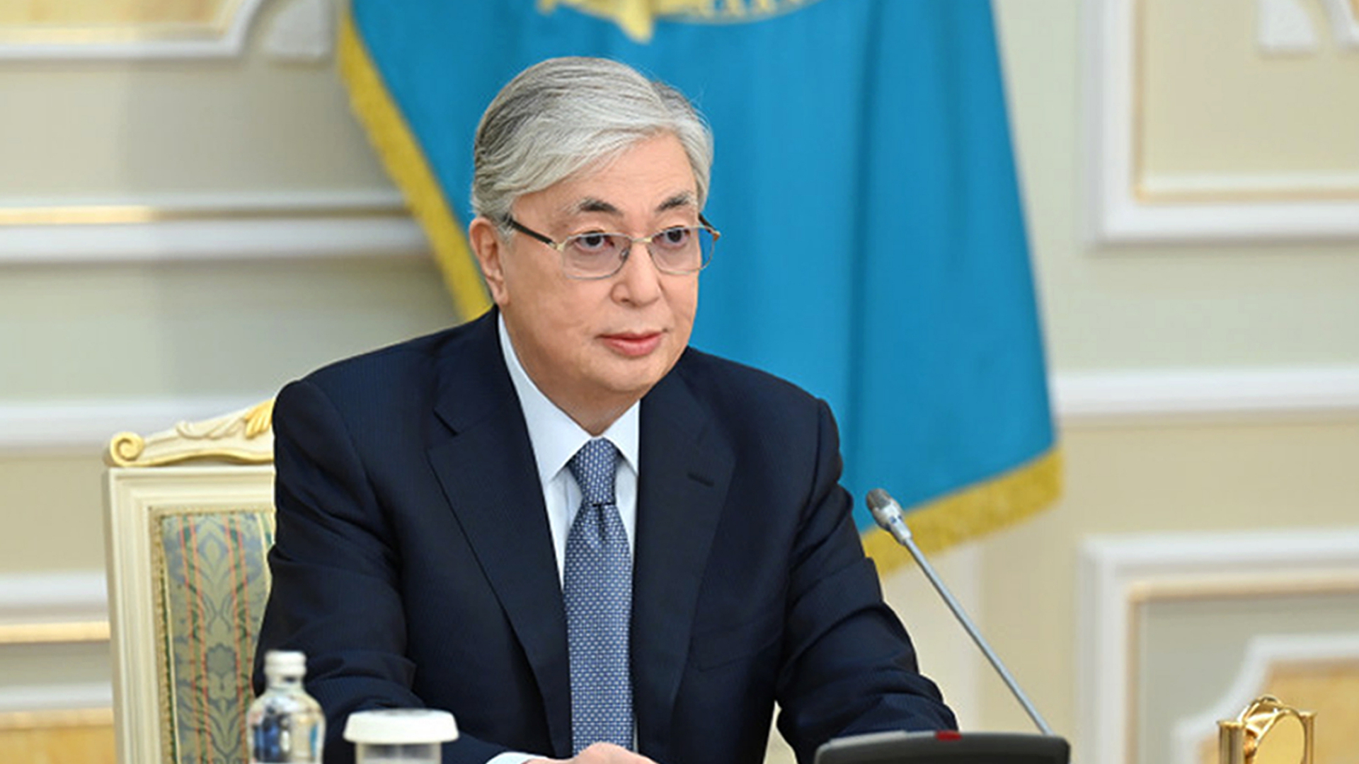 Der kasachische Präsident Kassym-Jomart Tokajew. | dpa