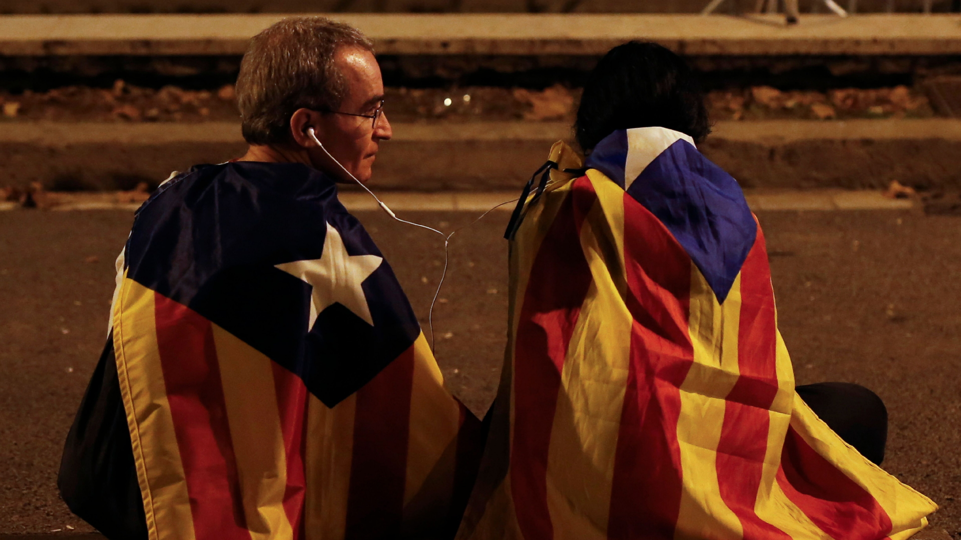Befürworter der Unabhängigkeit Kataloniens in Barcelona | AFP