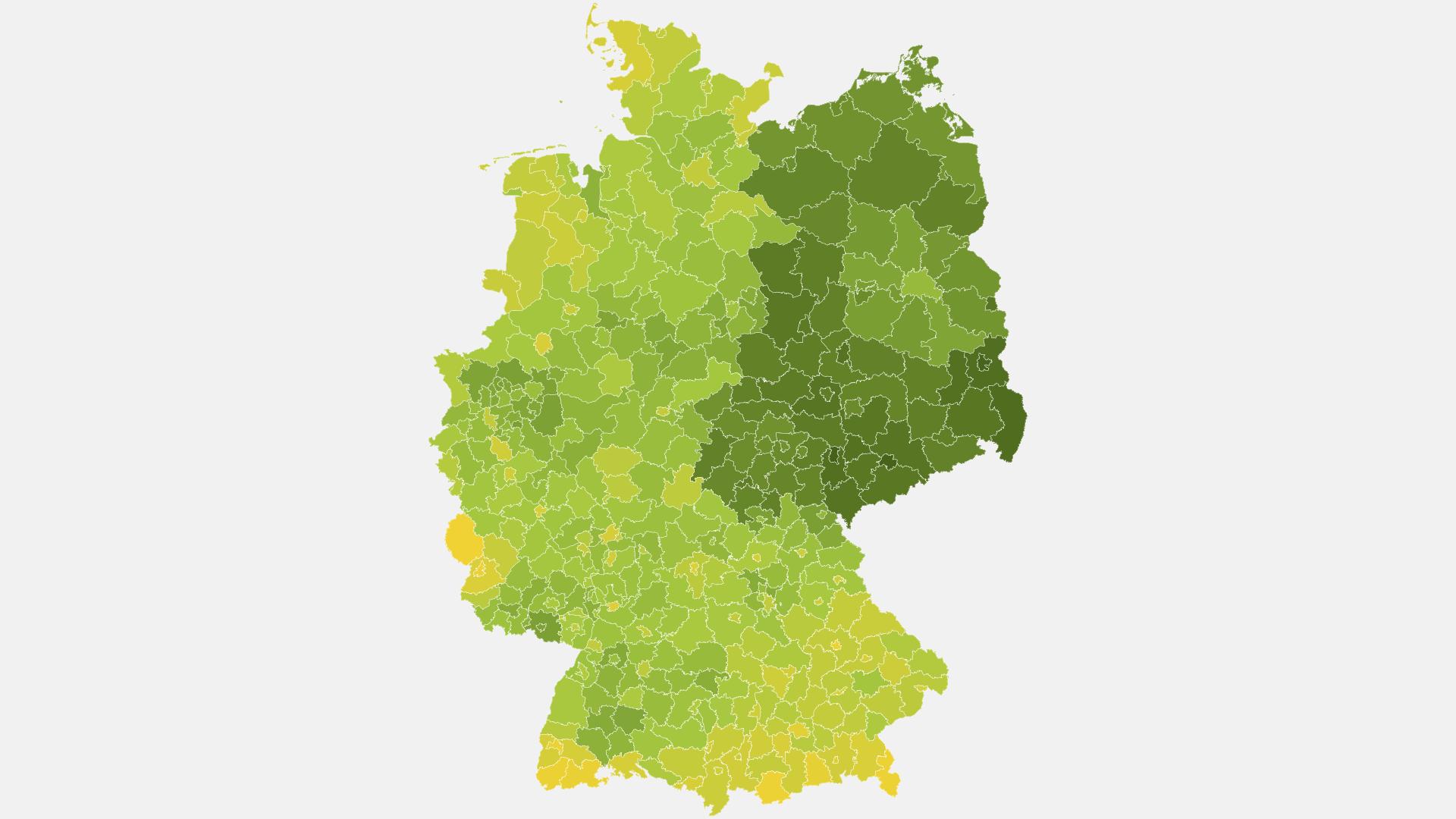 Infografik: Landkreise Deutschlands
