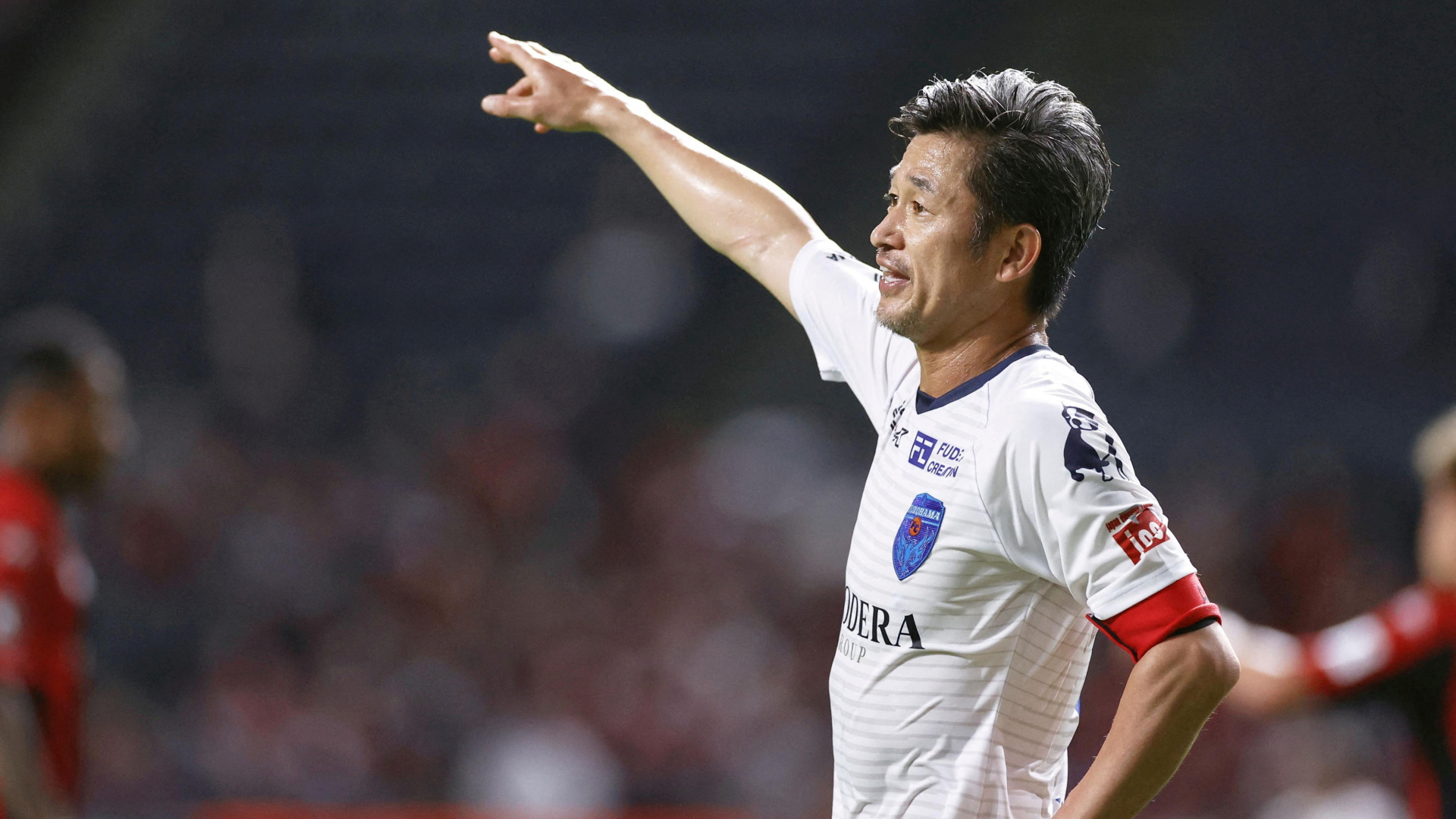 Der japanische Fußballprofi Kazuyoshi Miura. | REUTERS
