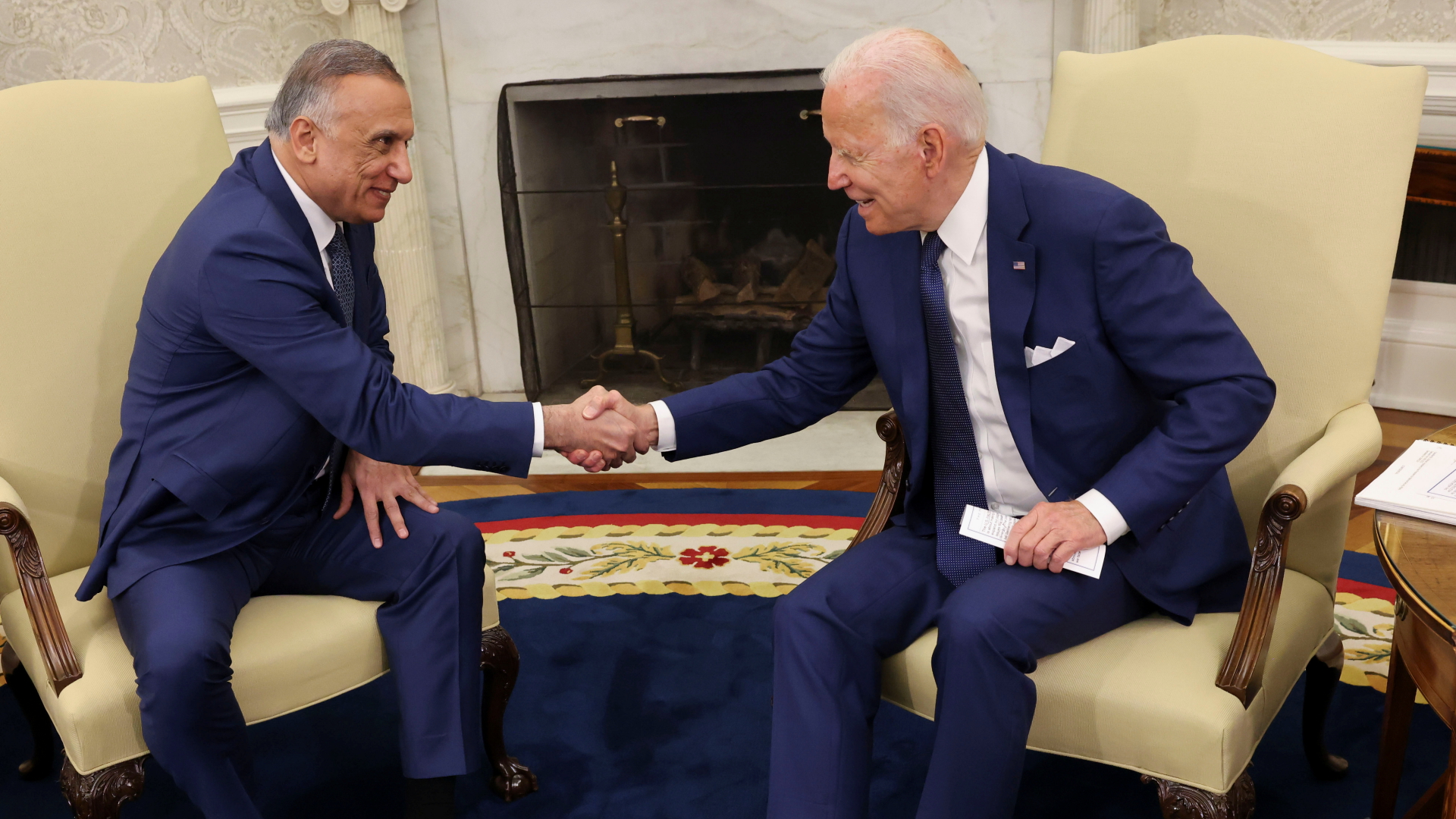 US-Präsident Biden empfängt Iraks Ministerpräsident Mustafa al-Kadhimi im Weißen Haus  | REUTERS