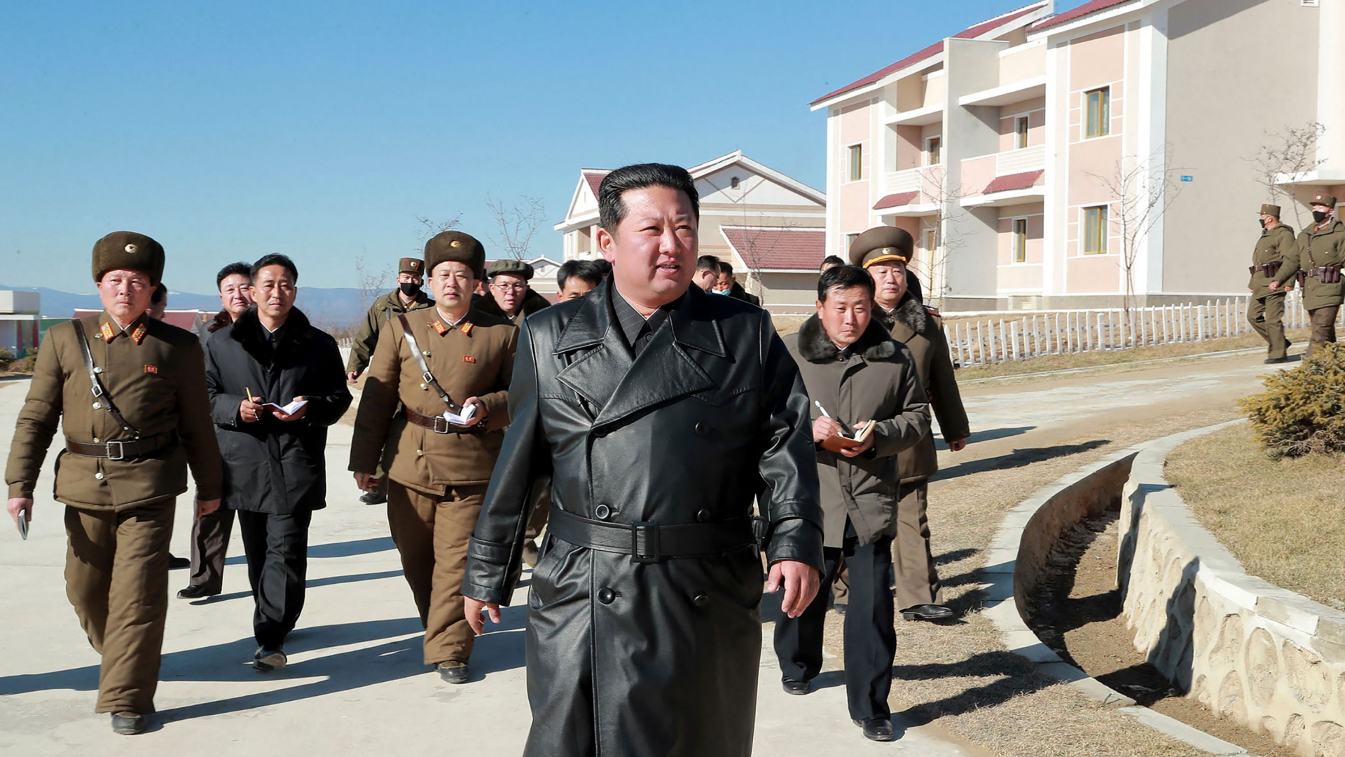 Kim Jong-Un besucht im November 2021 die Stadt Samjiyon (Nordkorea) | AFP