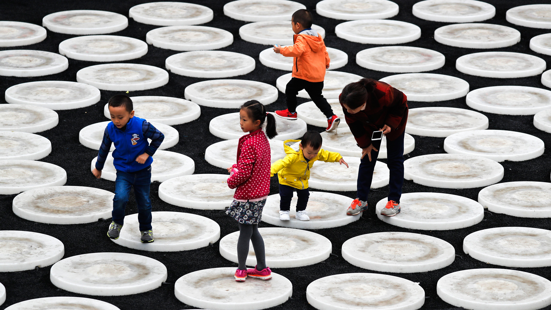 Kinder in Peking.